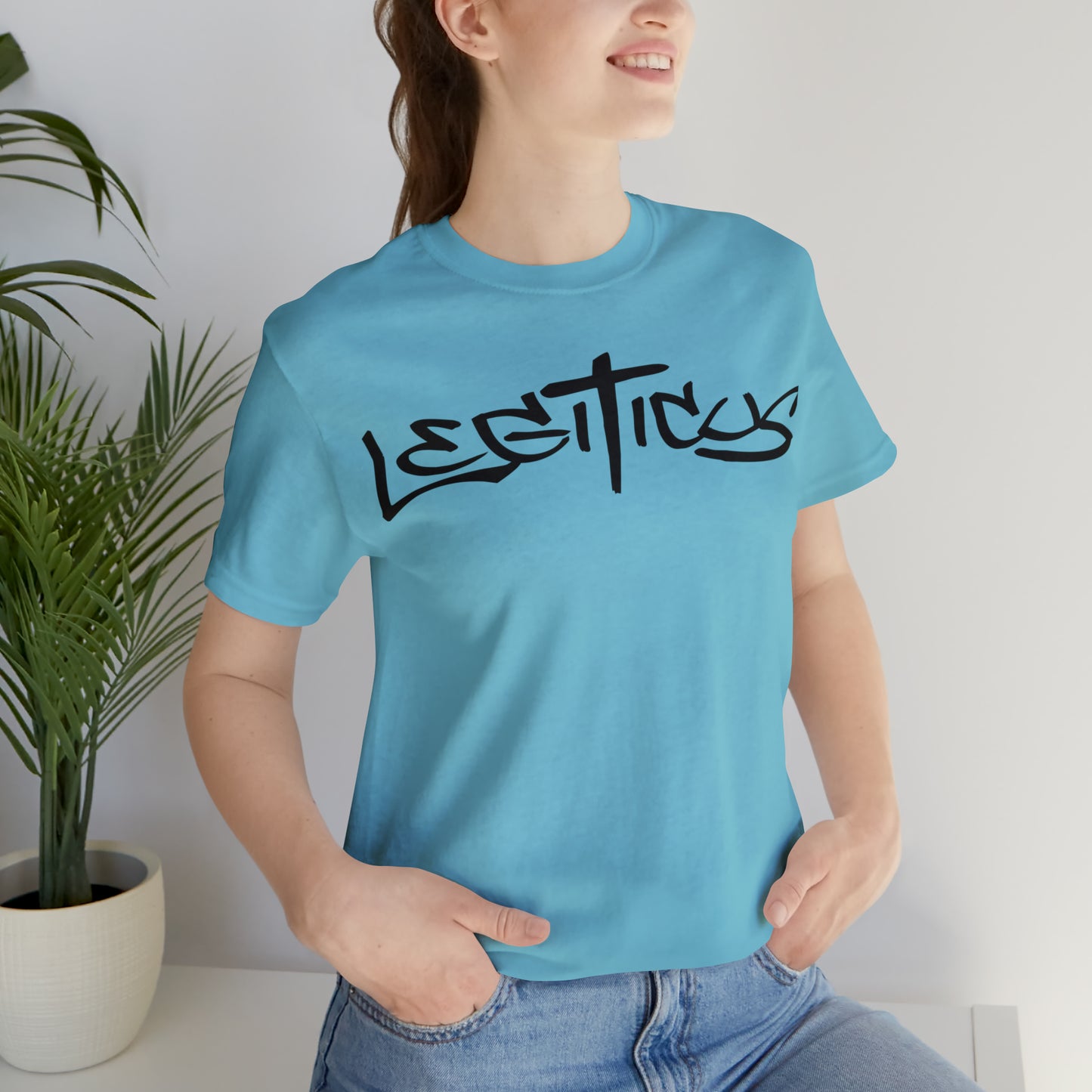 Legiticus graffiti logo Unisex Jersey Short Sleeve Tee