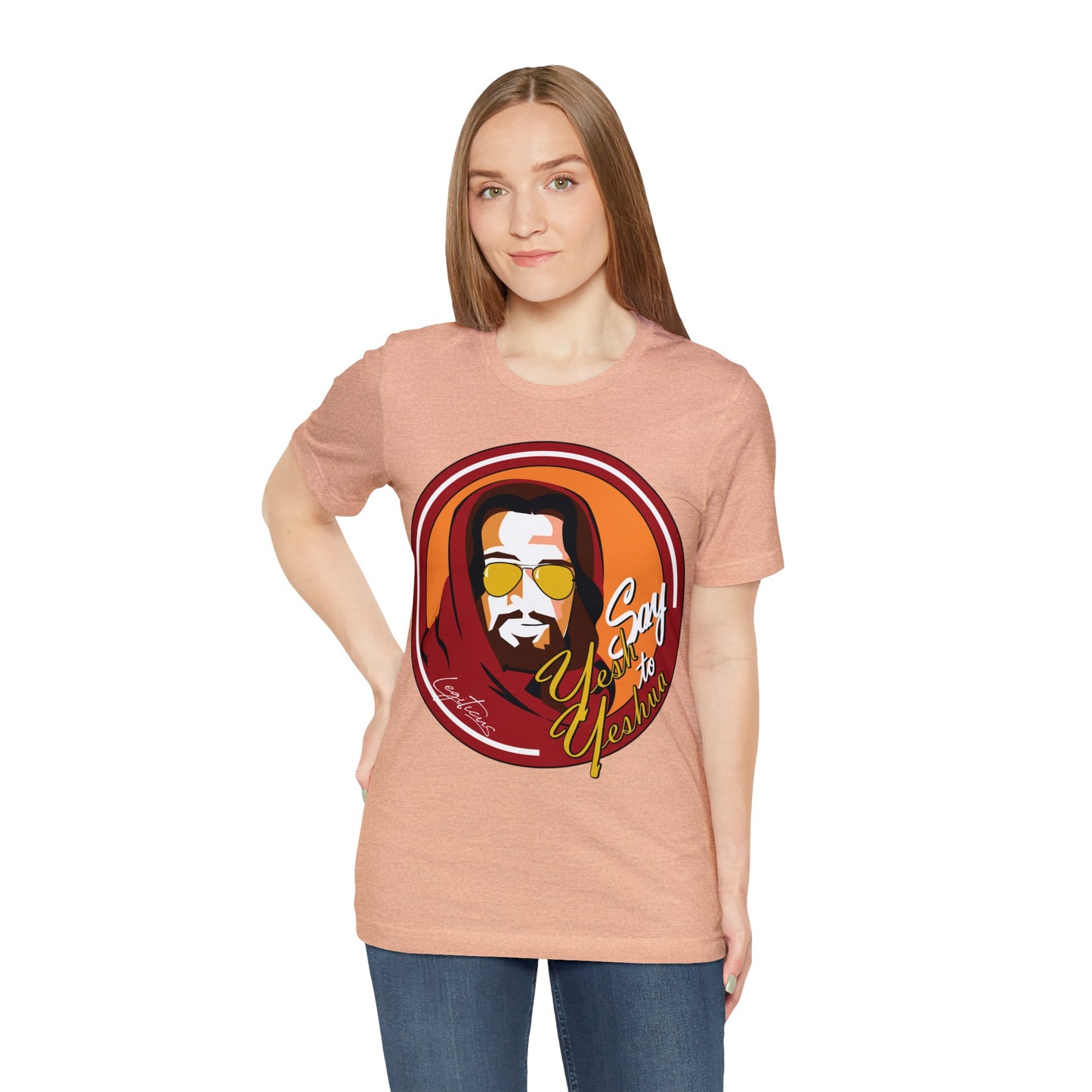 Say Yesh to Yeshua Jersey Short Sleeve Tee