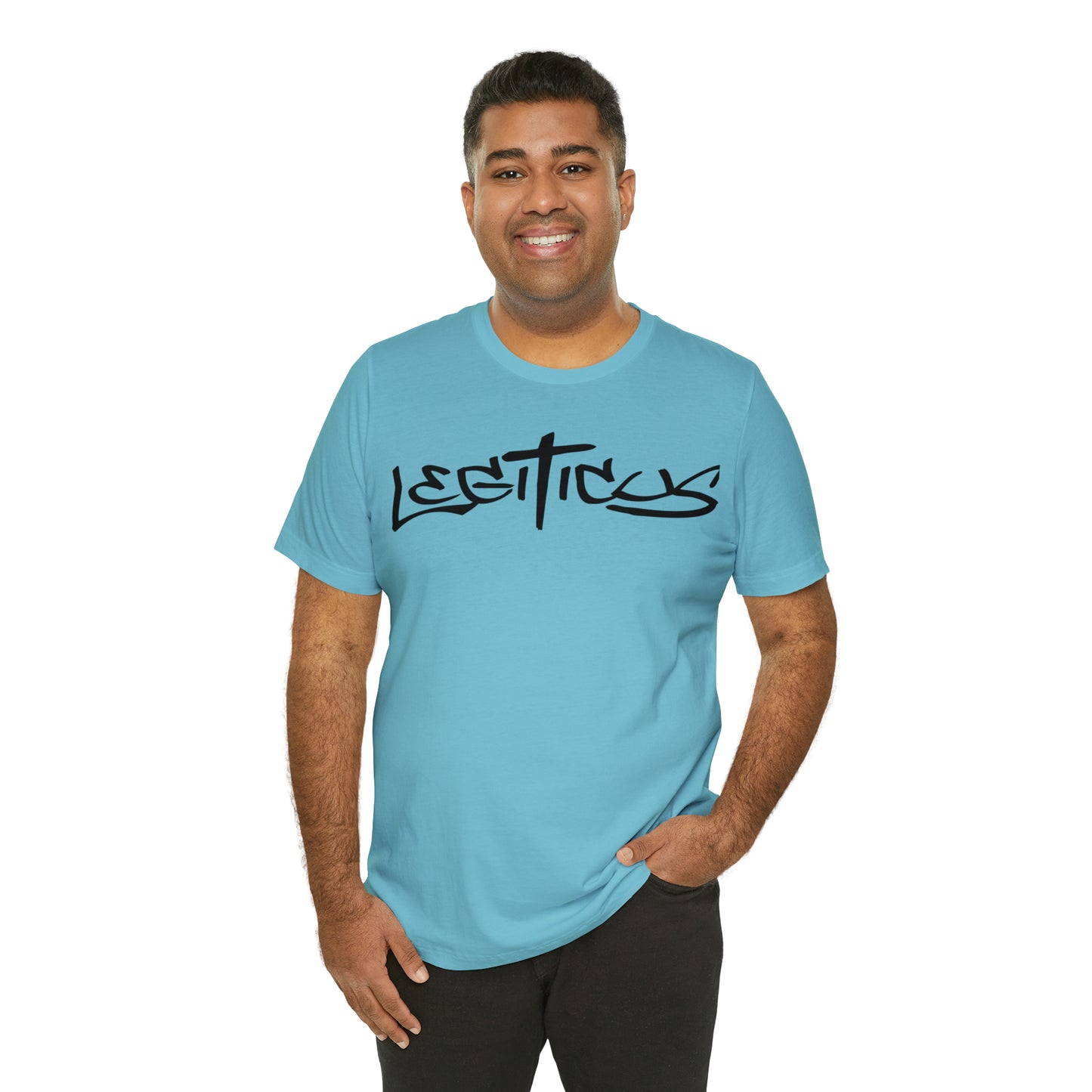 Legiticus graffiti logo Unisex Jersey Short Sleeve Tee