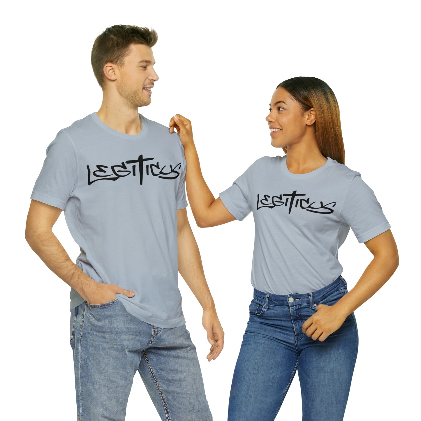 Legiticus graffiti logo Unisex Jersey Short Sleeve Tee