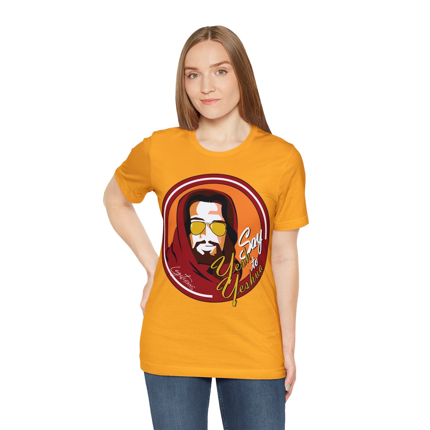 Say Yesh to Yeshua Jersey Short Sleeve Tee
