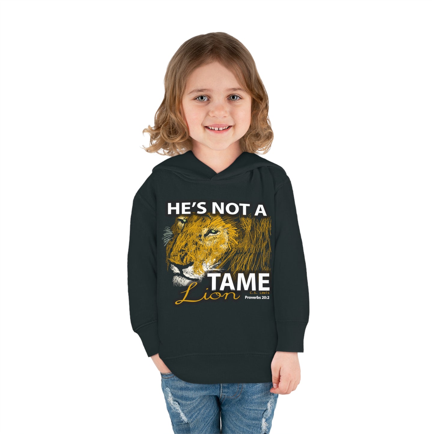 Not a Tame Lion Toddler Pullover Fleece Hoodie