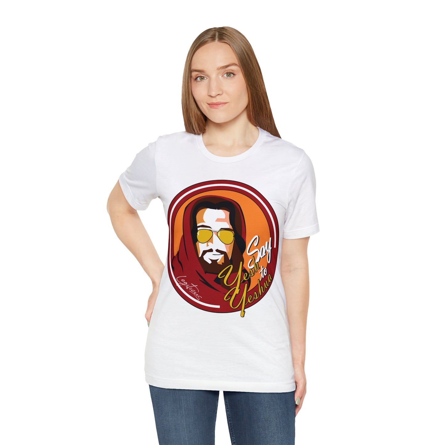 Say Yesh to Yeshua Jersey Short Sleeve Tee