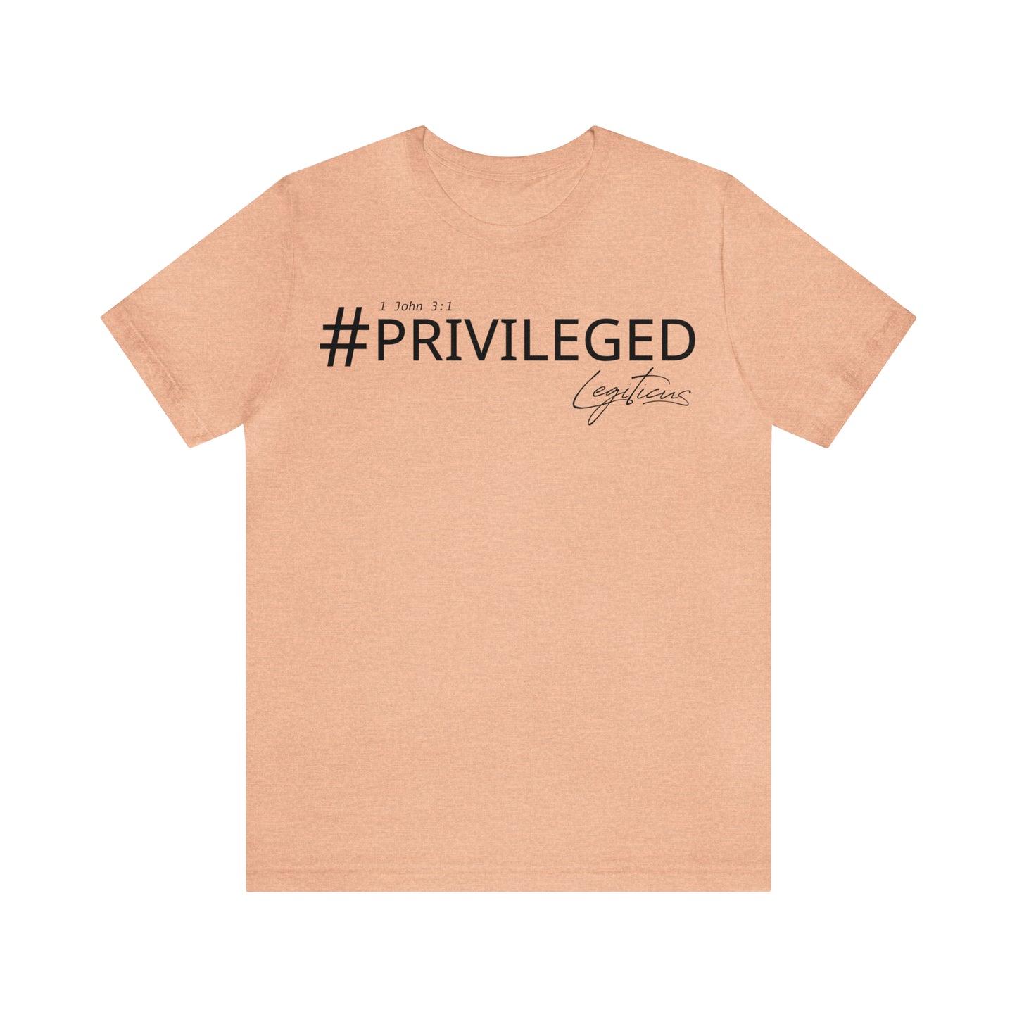 #Privileged Jersey Short Sleeve Tee