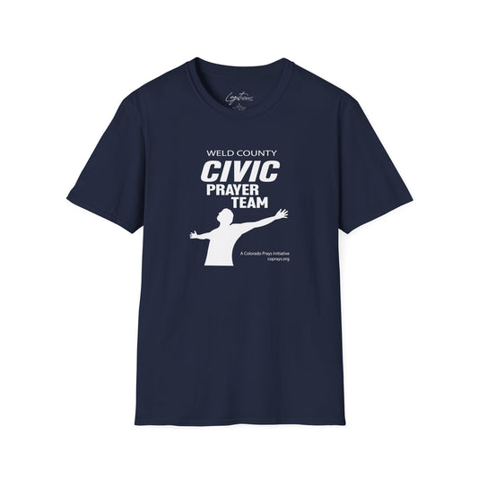 Colorado Prays Weld County Civic Prayer Team Softstyle T-Shirt