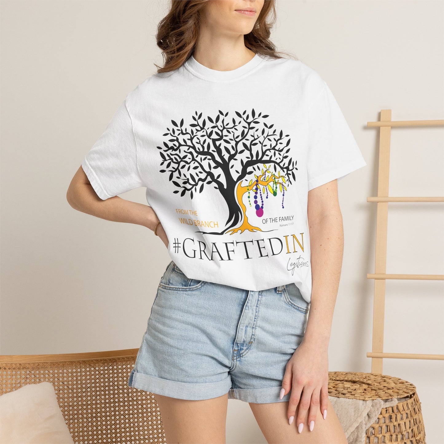 #GraftedIn Unisex Garment-Dyed T-shirt