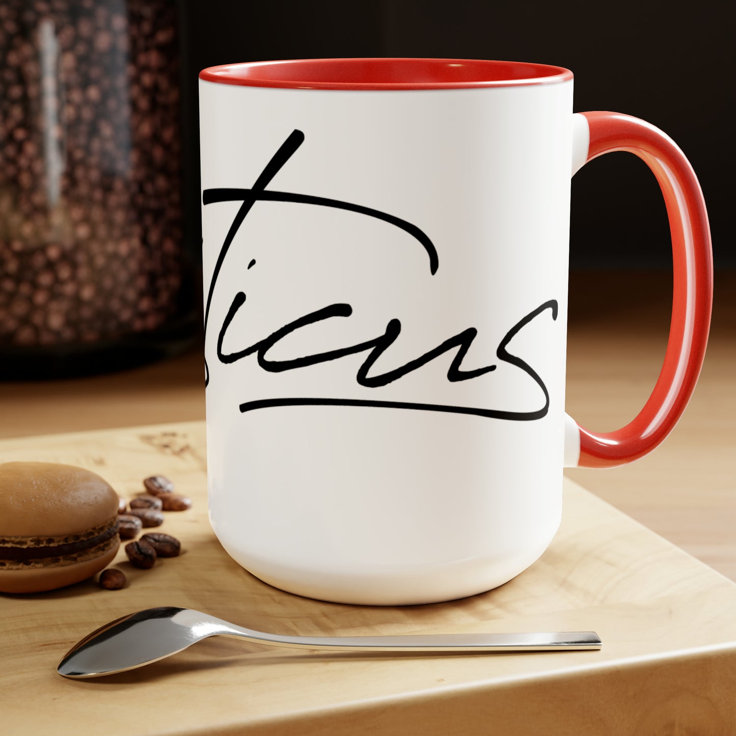 Two-Tone Coffee Mugs, 15oz