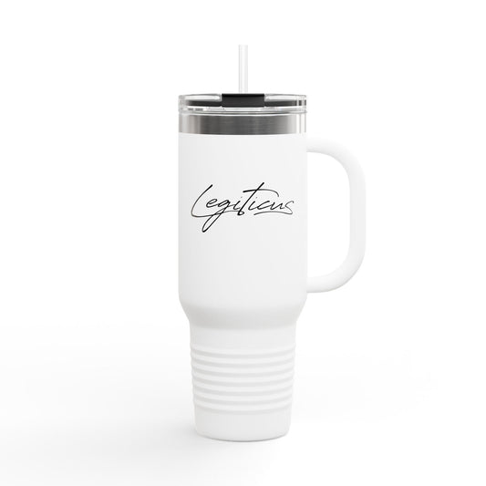 Classy Legiticus Logo Insulated Travel Mug, 40oz