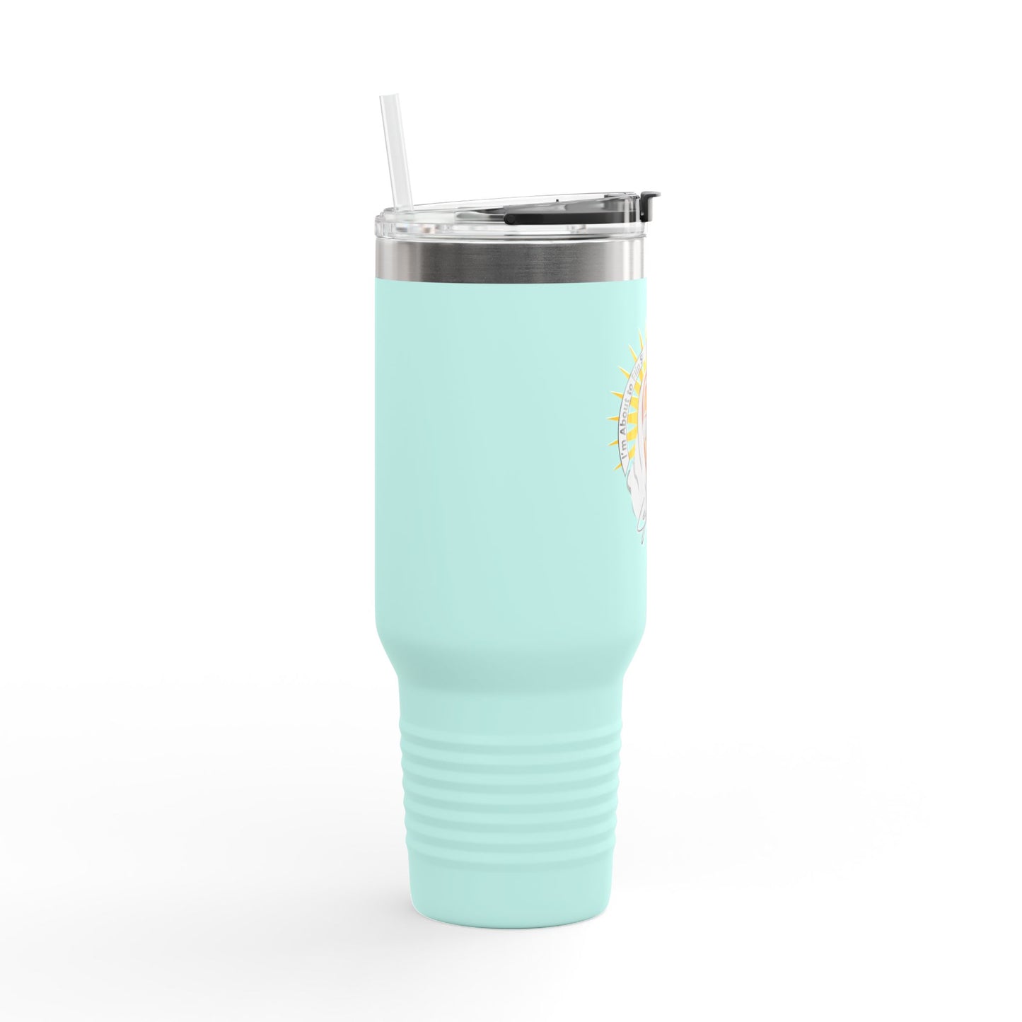 Flippin Tables Insulated Travel Mug, 40oz