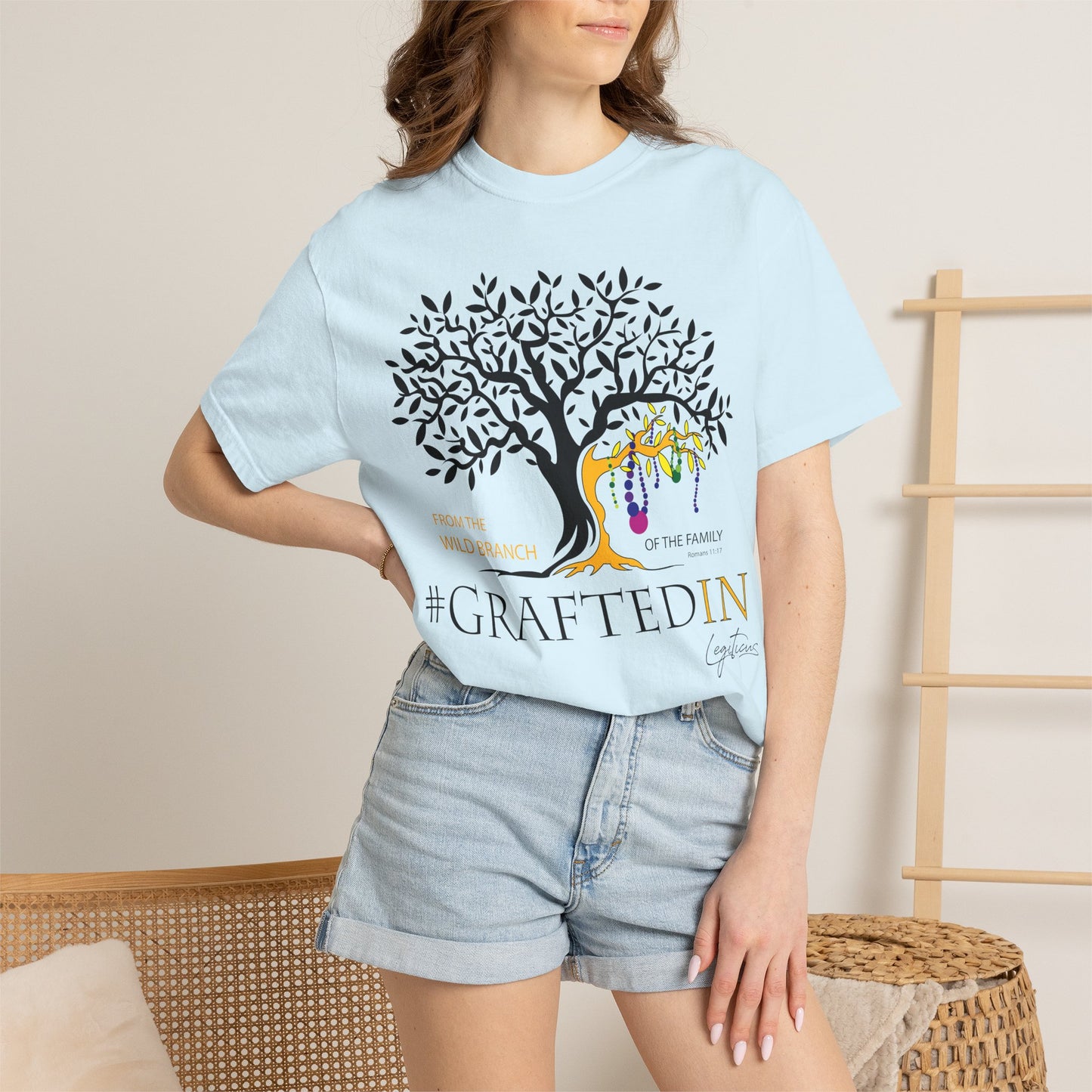 #GraftedIn Unisex Garment-Dyed T-shirt