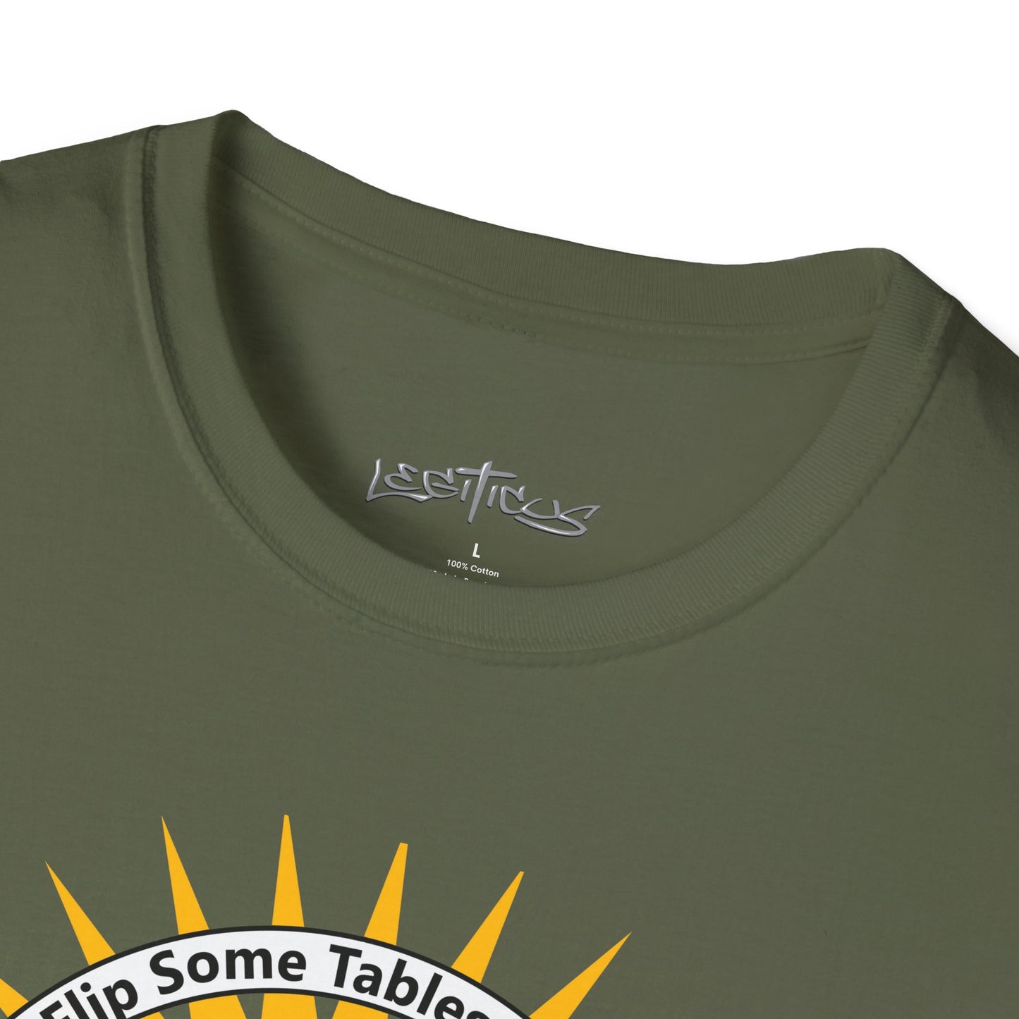 Flippin Tables Unisex Softstyle T-Shirt