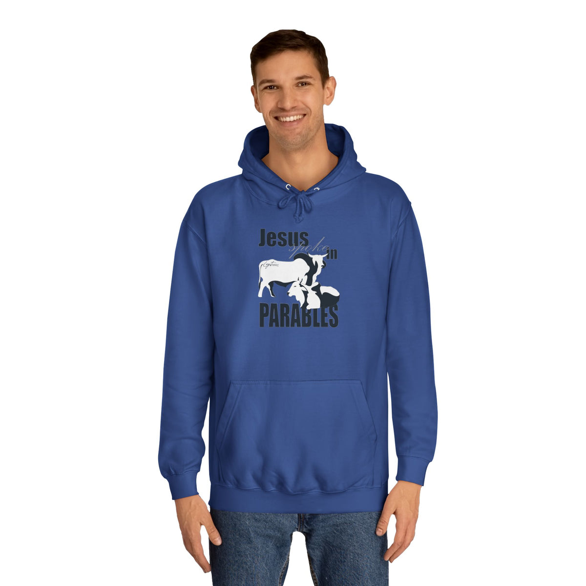 Jesus spoke in Parables Unisex College Hoodie