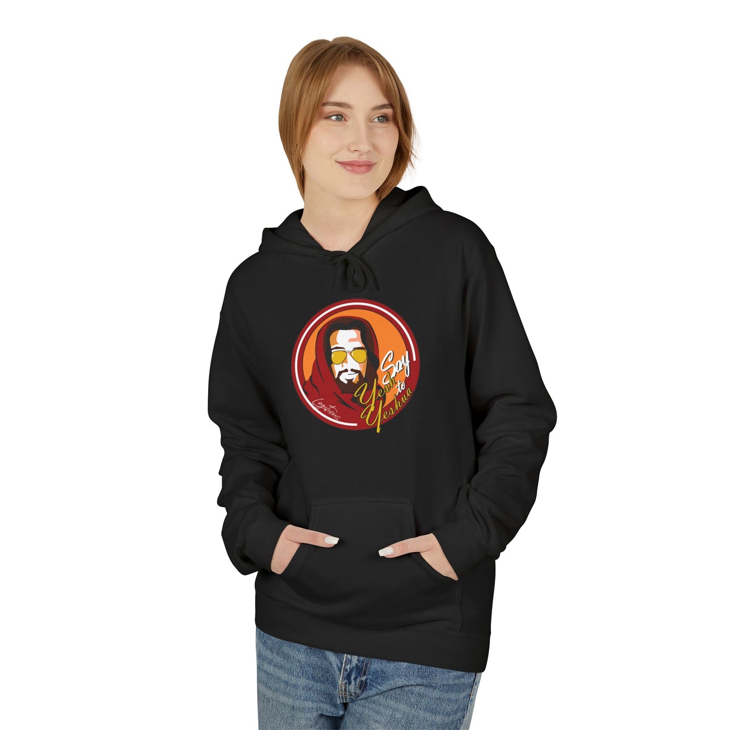 Say Yesh to Yeshua Unisex Midweight Softstyle Fleece Hoodie