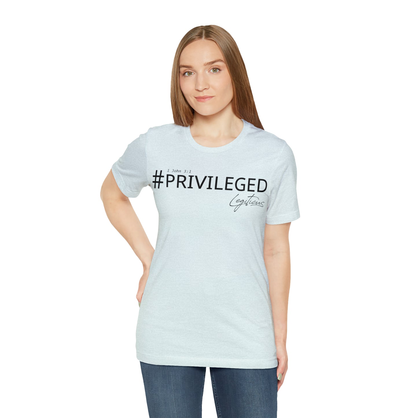 #Privileged Jersey Short Sleeve Tee