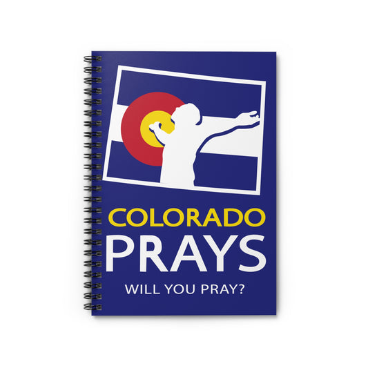 Colorado Prays Spiral Notebook - Ruled Line