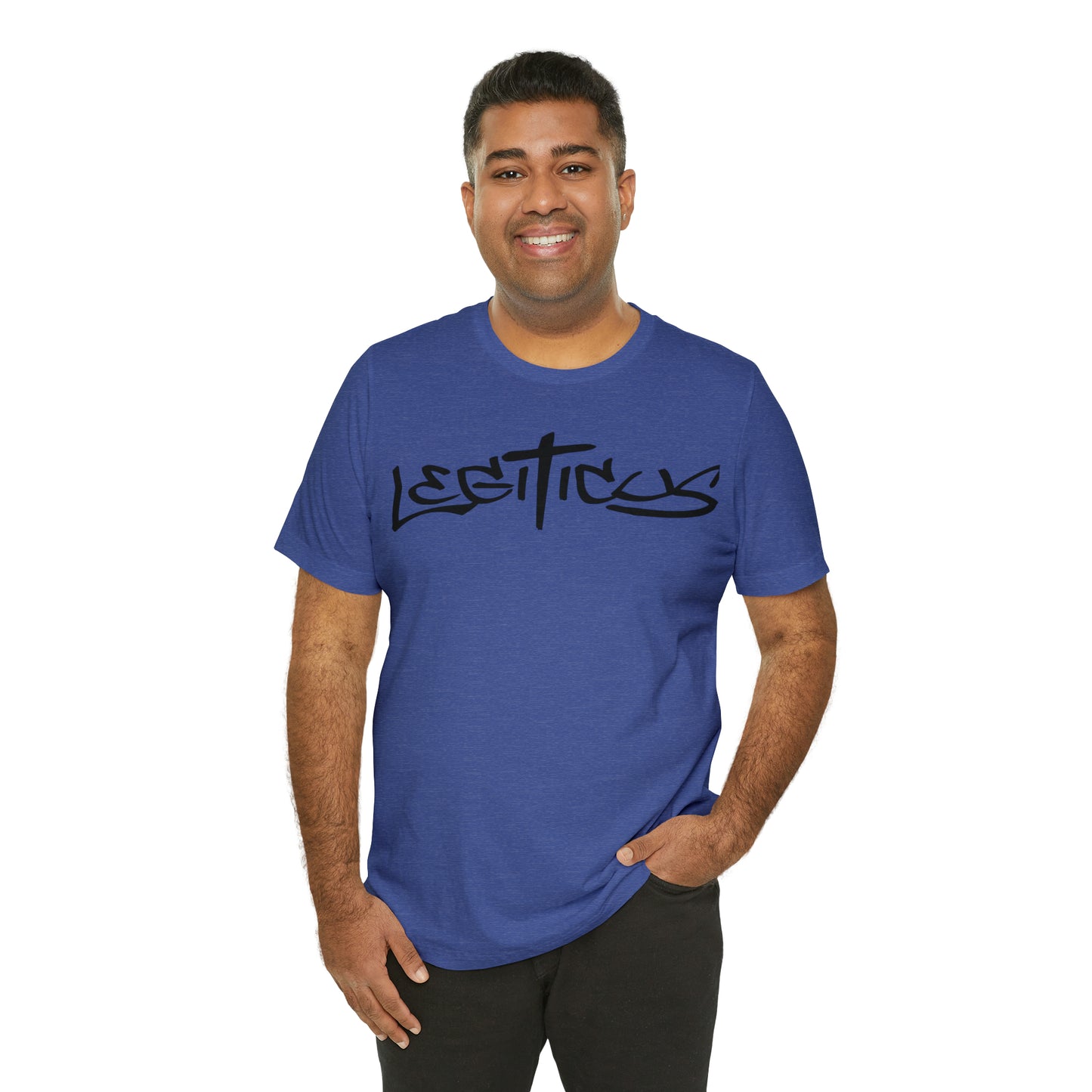 Legiticus graffiti logo Unisex Jersey Short Sleeve Tee