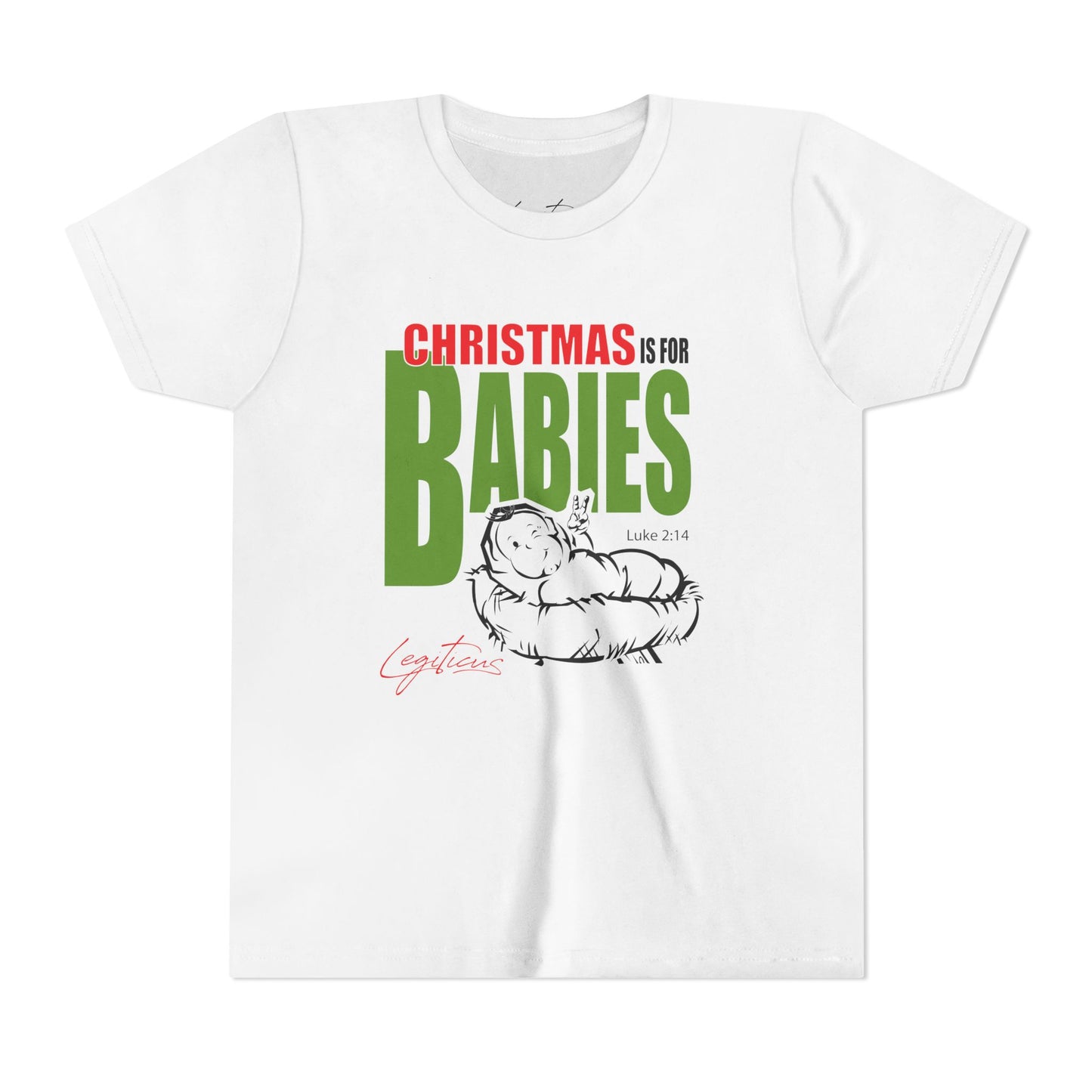Christmas is for Babies Youth Short Sleeve Tee