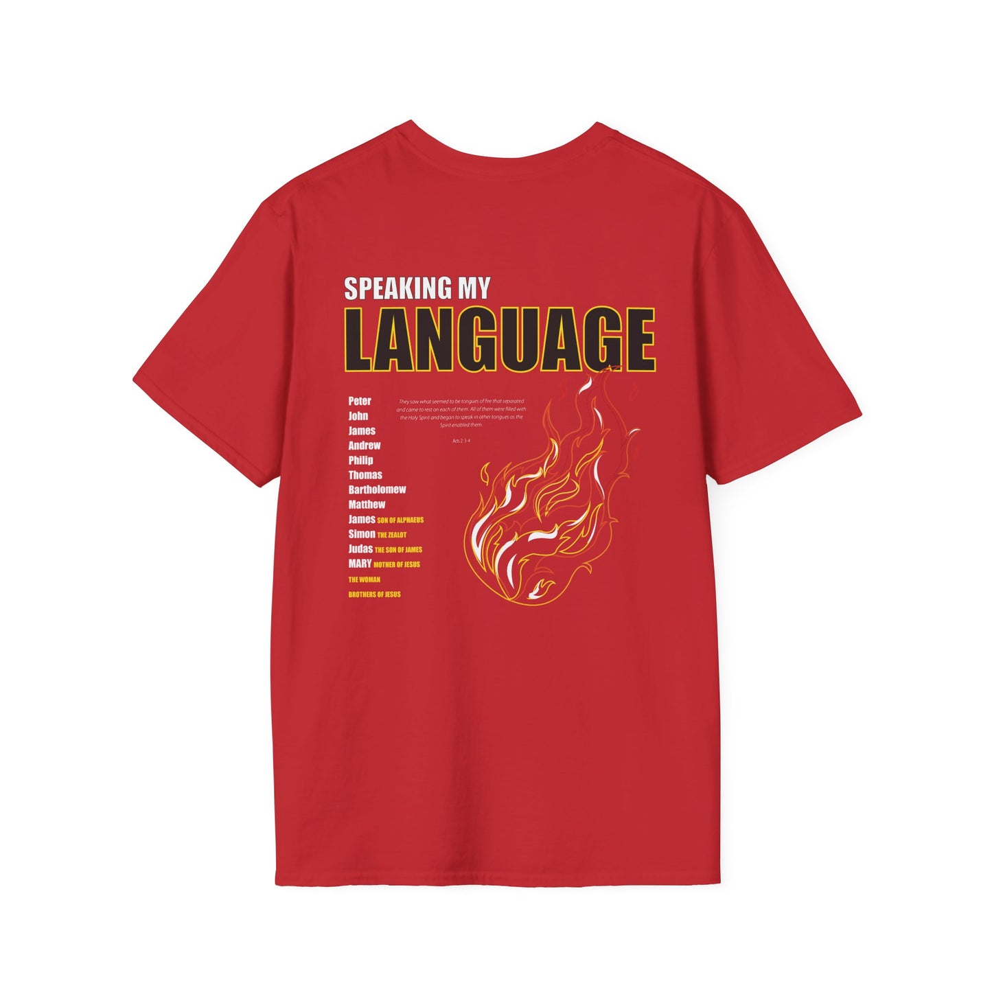 Tongues of Fire Tour Unisex Softstyle T-Shirt