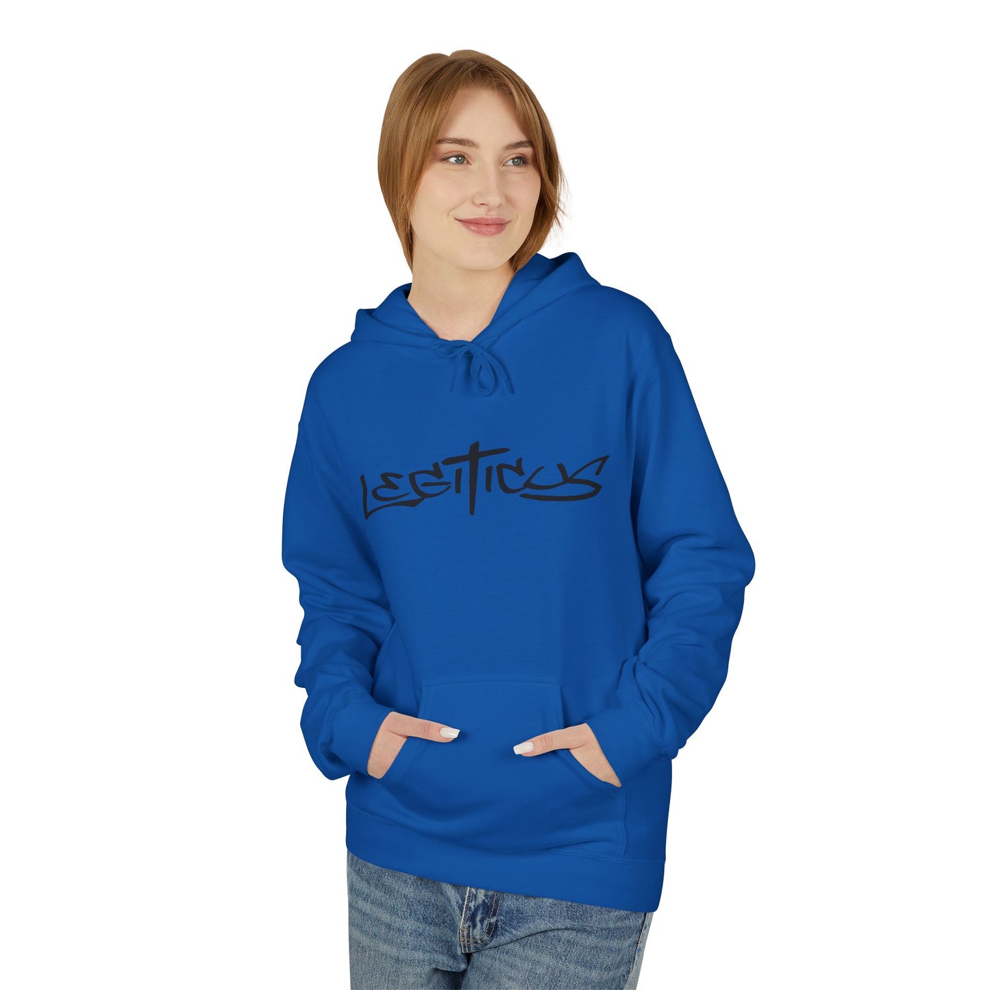 Legiticus Graffiti Logo Unisex Midweight Softstyle Fleece Hoodie