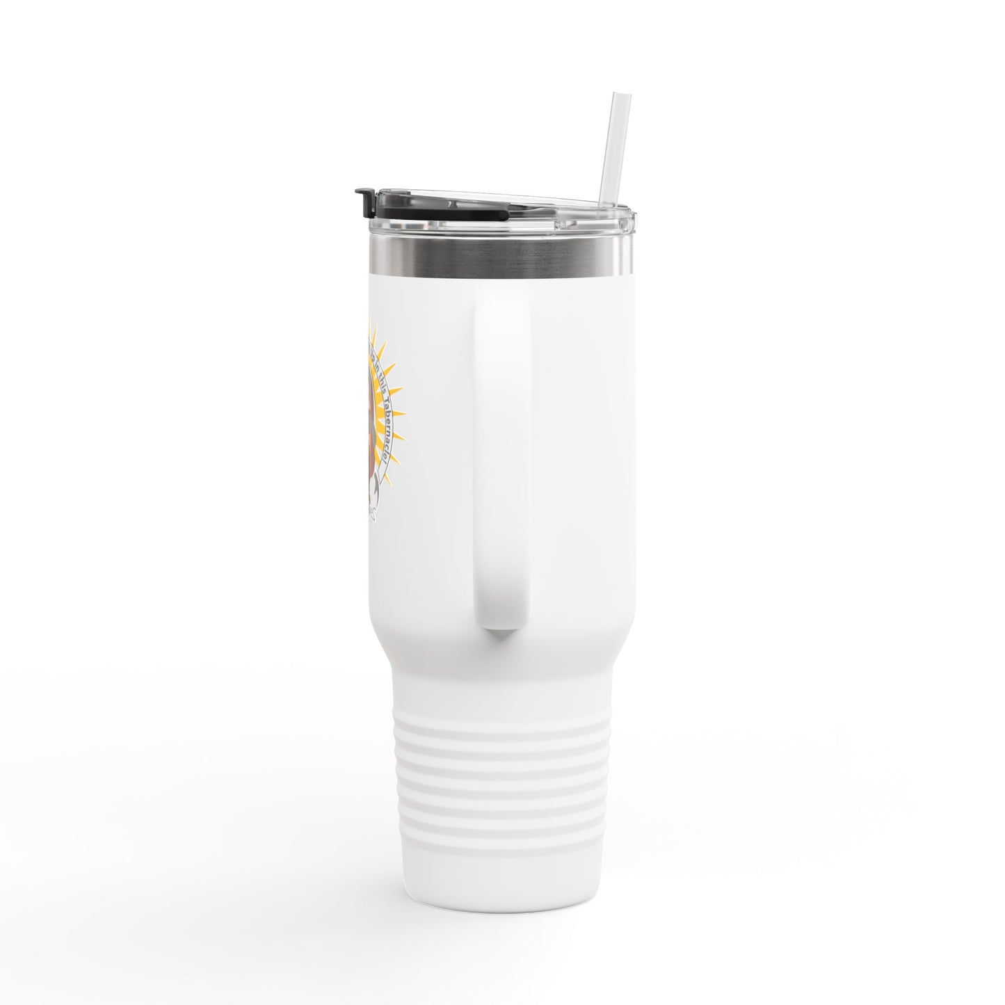 Flippin Tables Insulated Travel Mug, 40oz