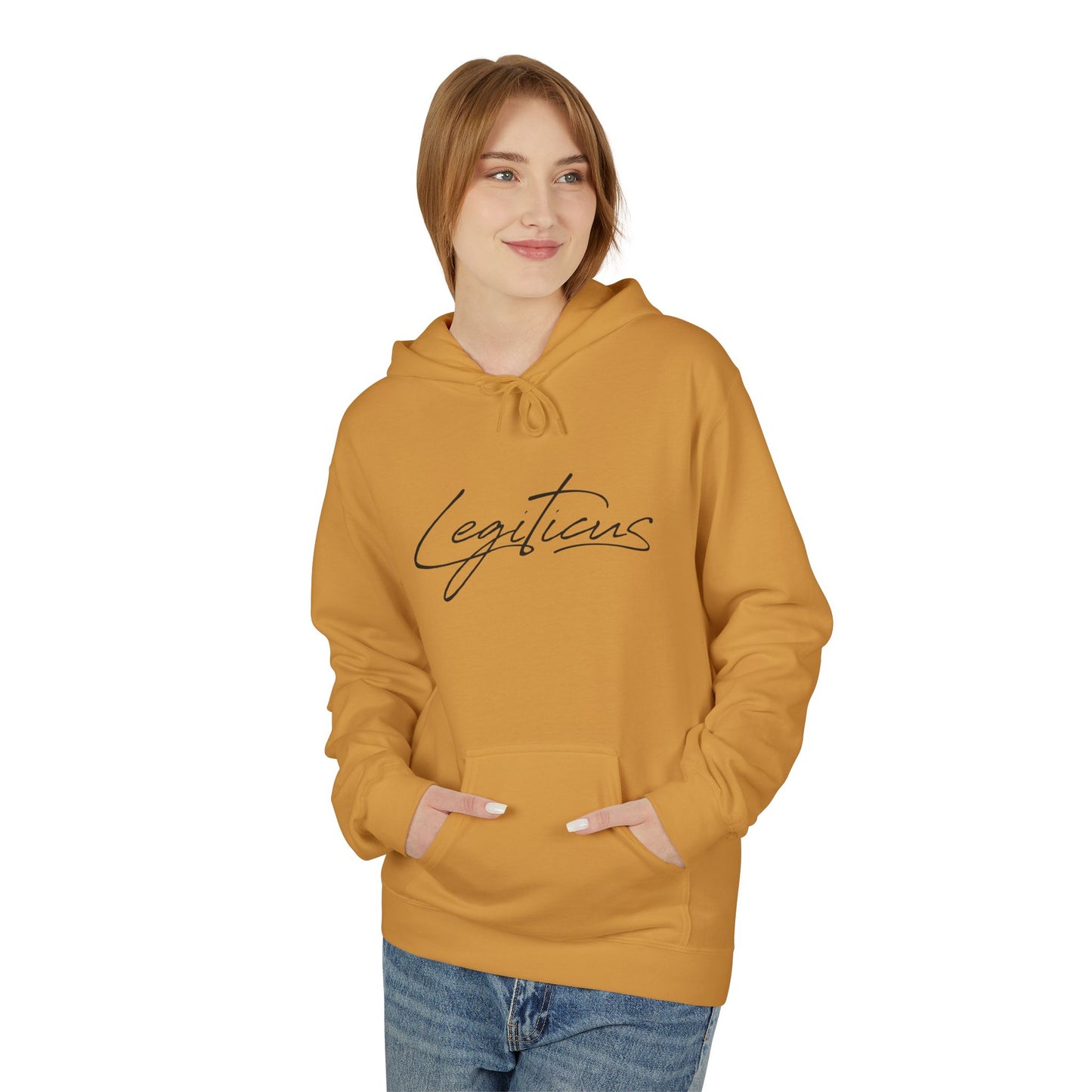 Classic Legiticus Logo Unisex Midweight Softstyle Fleece Hoodie
