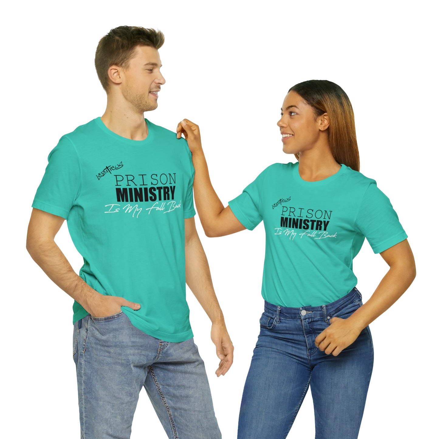 Prison ministry is my fall back- Jersey Short Sleeve Tee