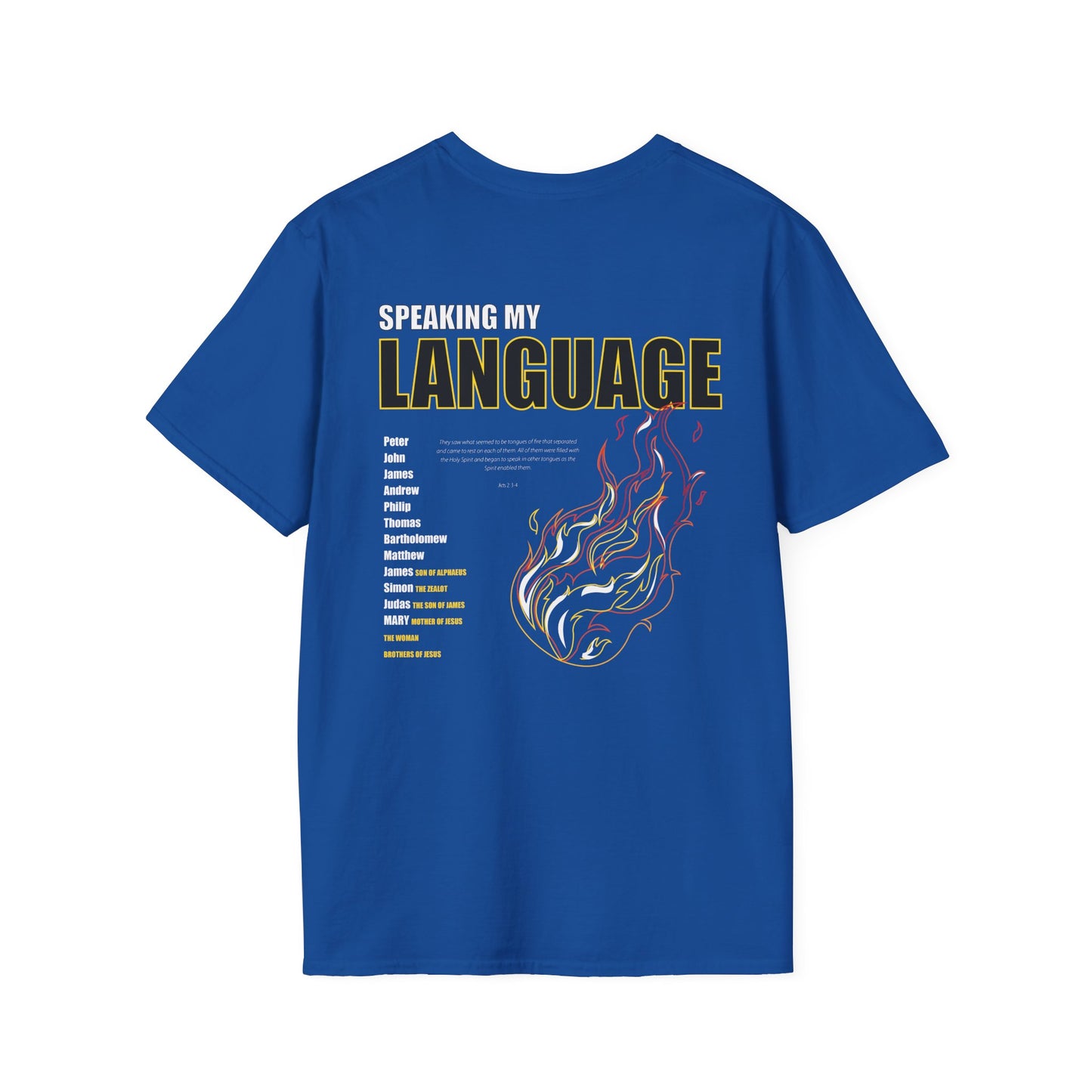 Tongues of Fire Tour Unisex Softstyle T-Shirt