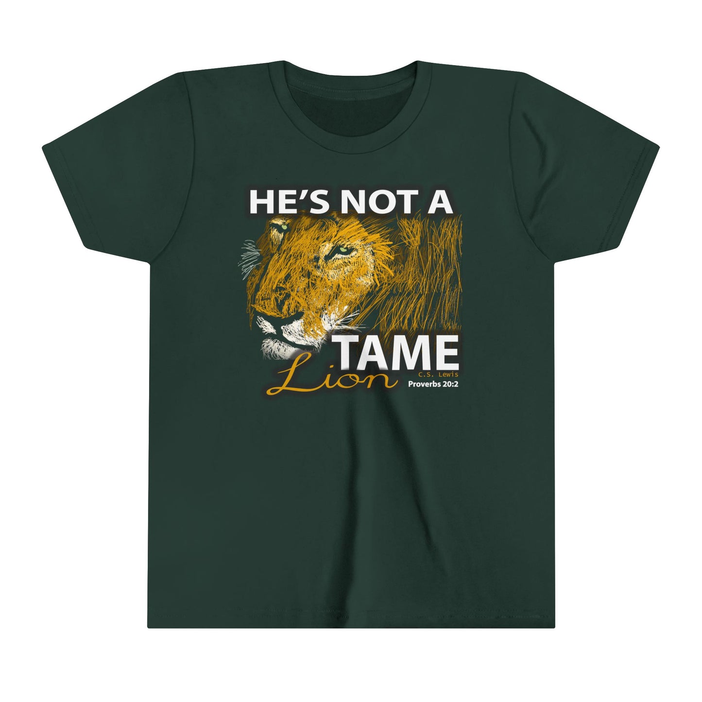 Not A Tame Lion Youth Short Sleeve Tee