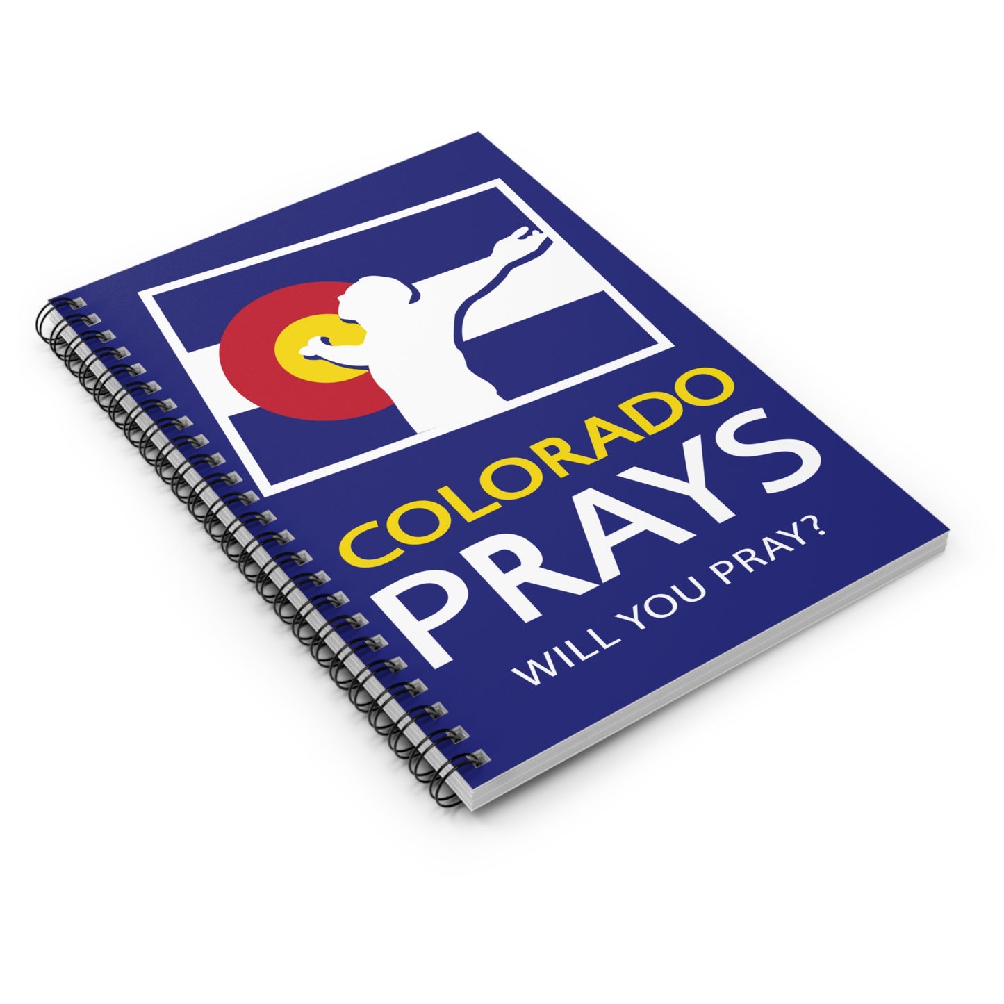 Colorado Prays Spiral Notebook - Ruled Line