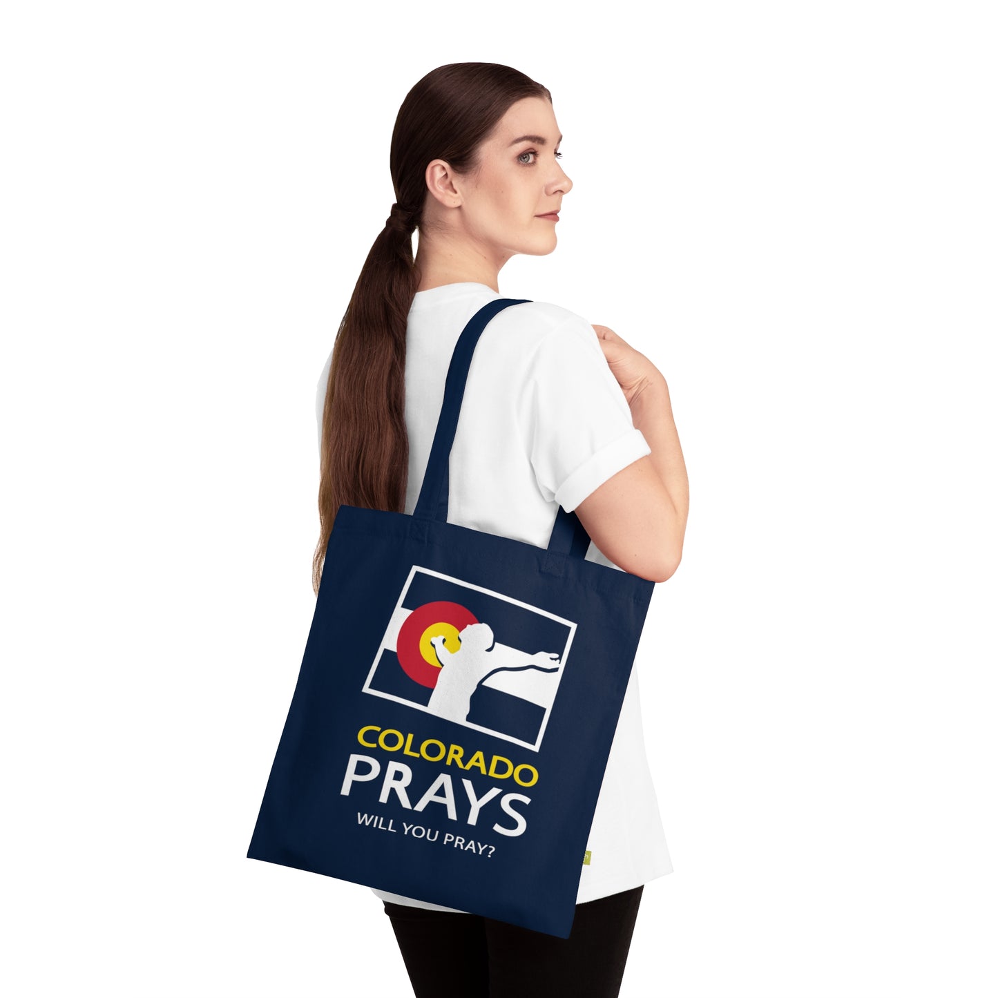 Colorado Prays Organic Cotton Tote Bag