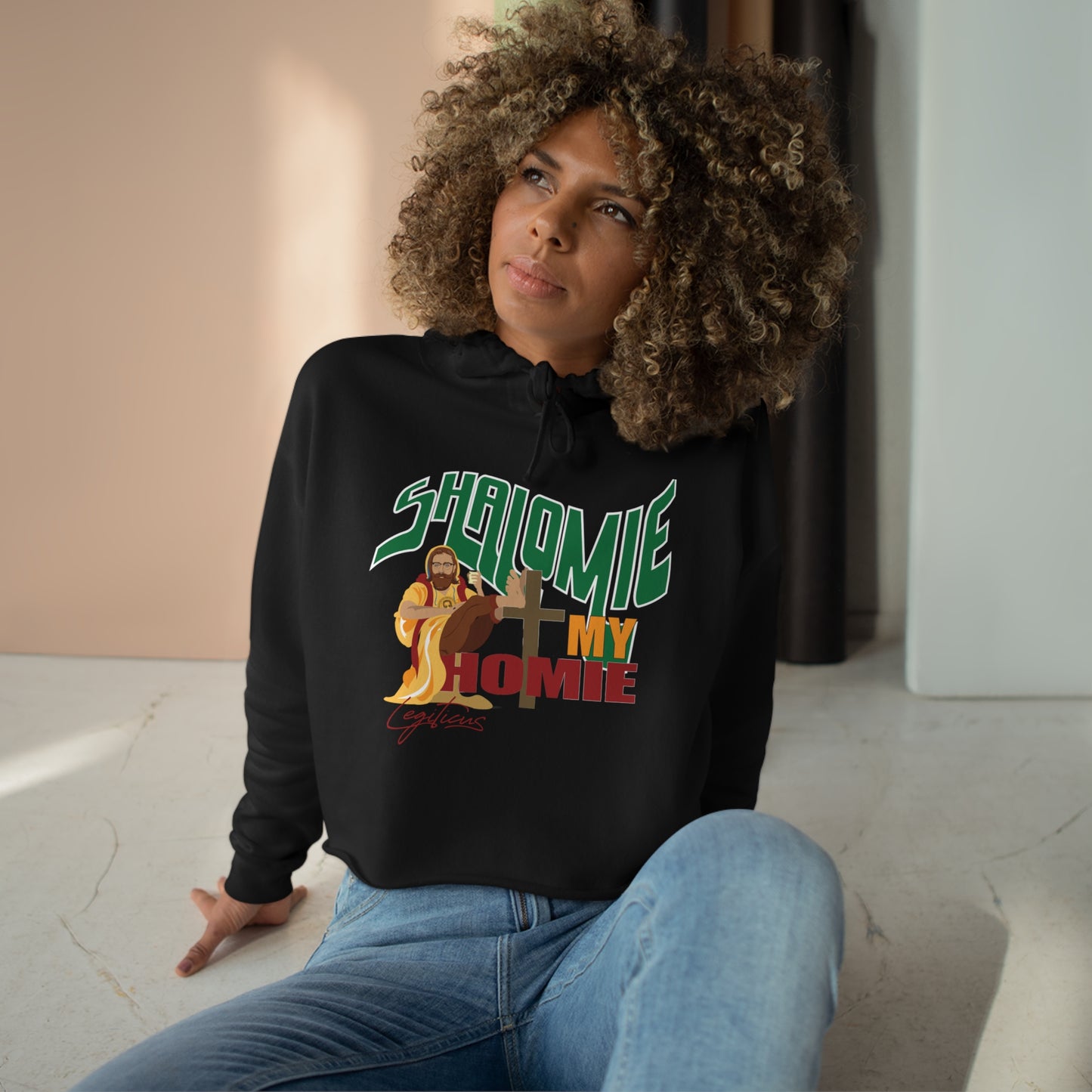 Shalomie my Homie- Crop Hoodie