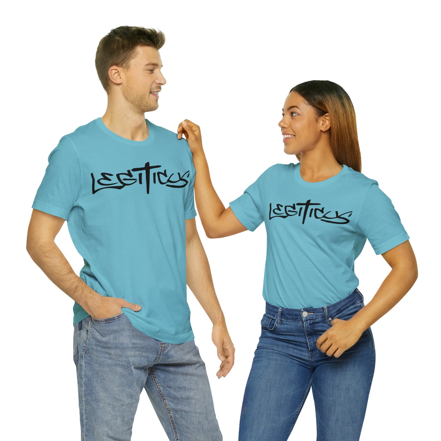 Legiticus graffiti logo Unisex Jersey Short Sleeve Tee