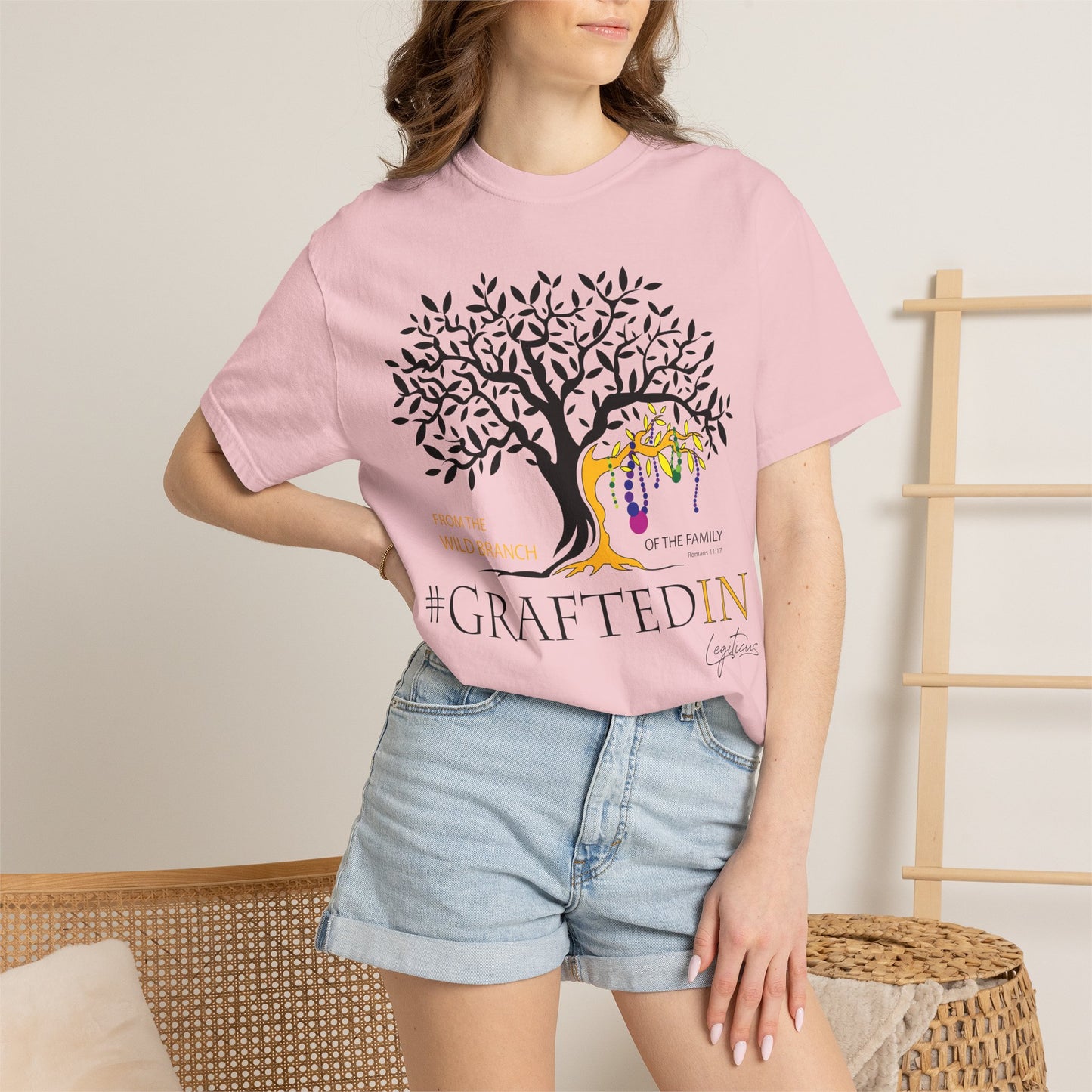 #GraftedIn Unisex Garment-Dyed T-shirt
