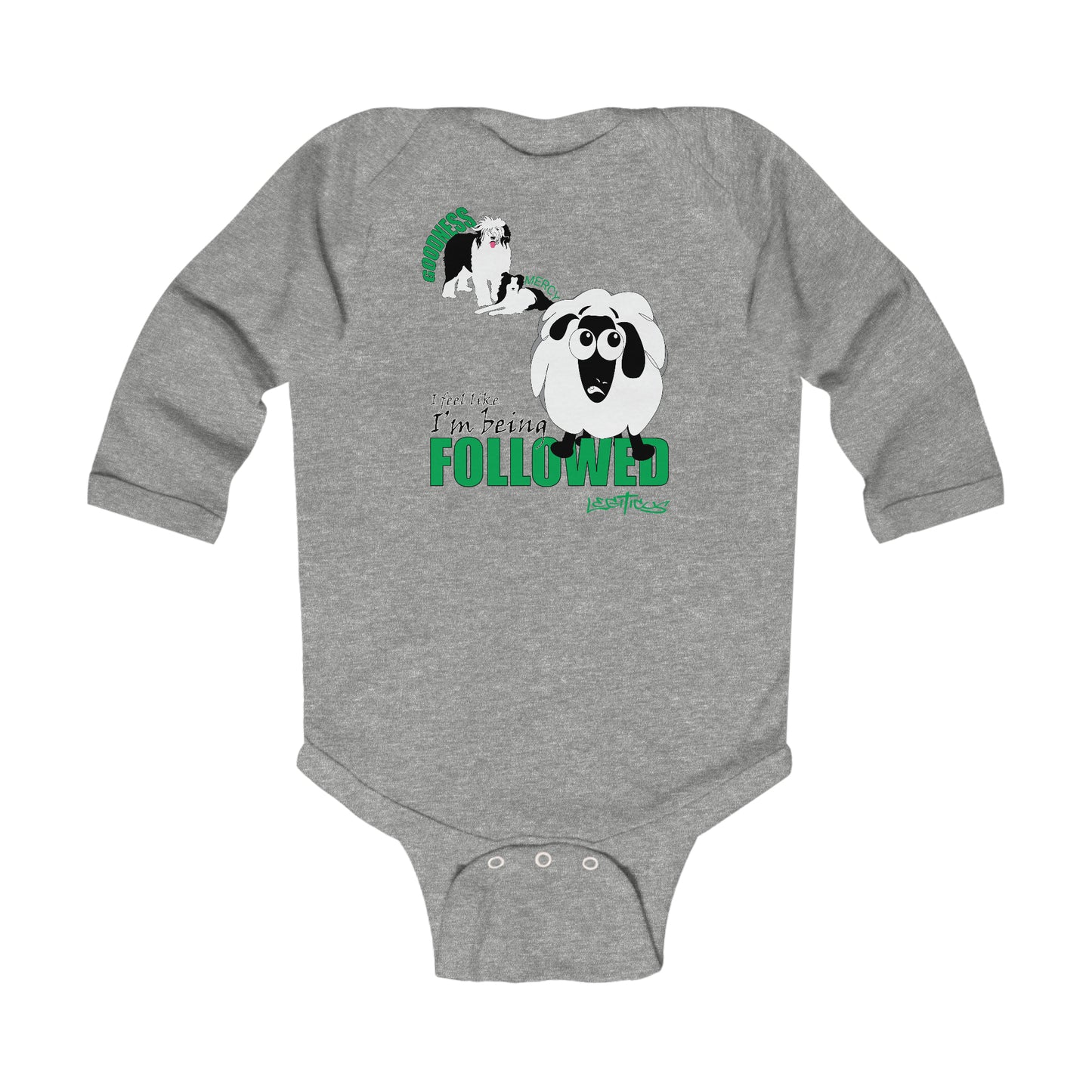 I feel like I am being followed Infant Long Sleeve Bodysuit