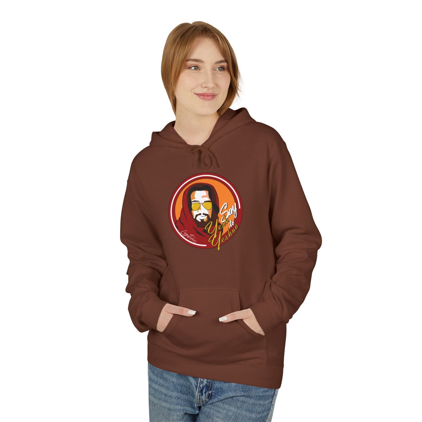Say Yesh to Yeshua Unisex Midweight Softstyle Fleece Hoodie
