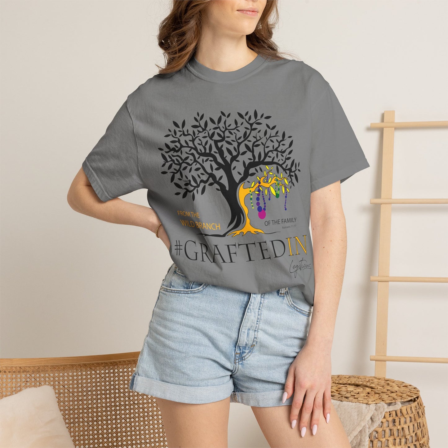 #GraftedIn Unisex Garment-Dyed T-shirt