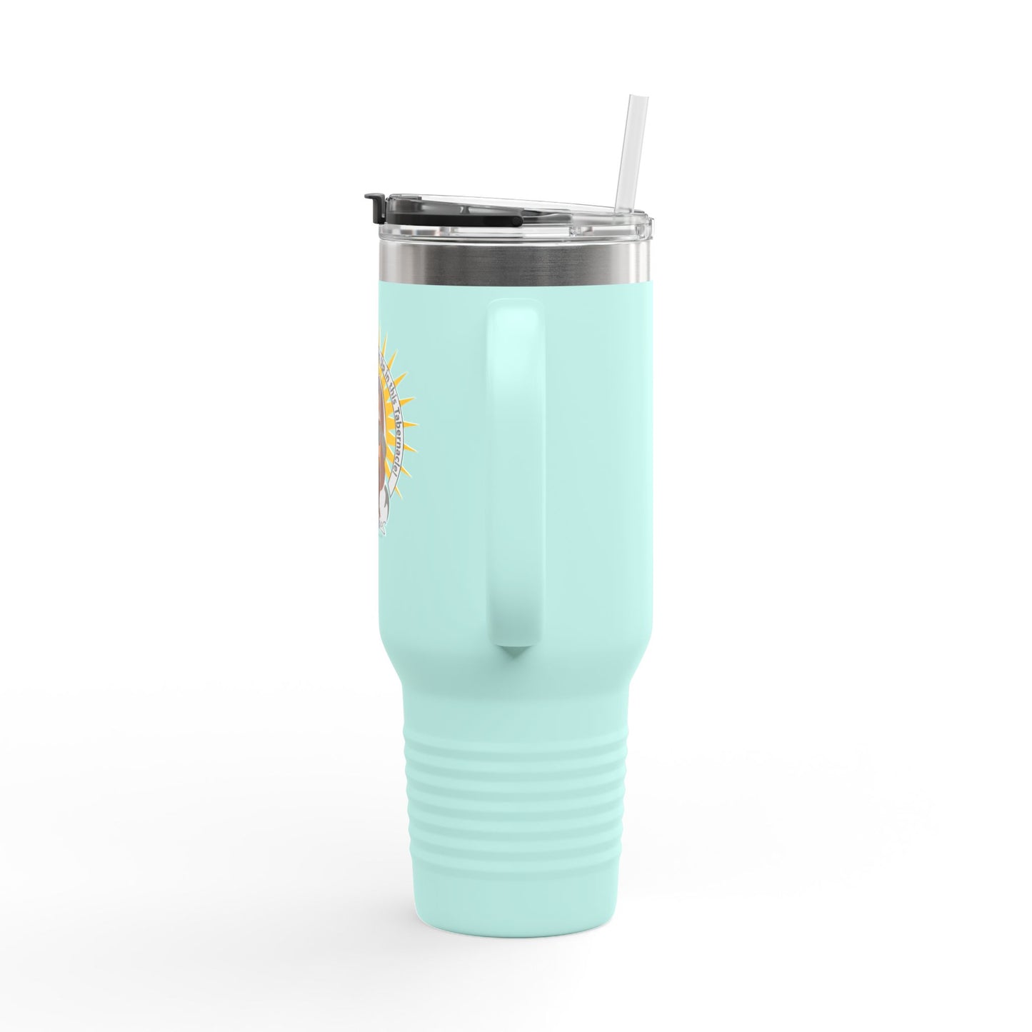 Flippin Tables Insulated Travel Mug, 40oz