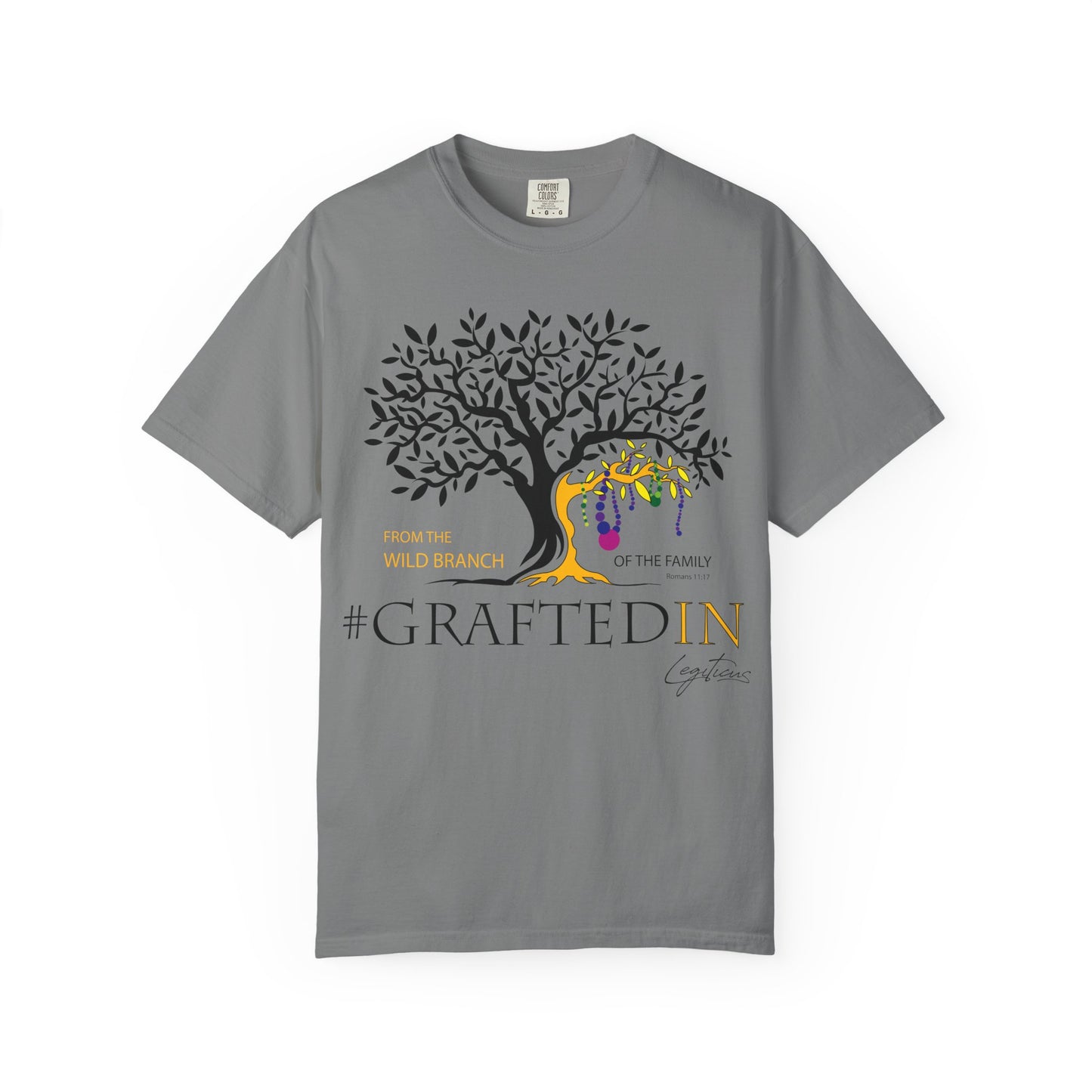 #GraftedIn Unisex Garment-Dyed T-shirt