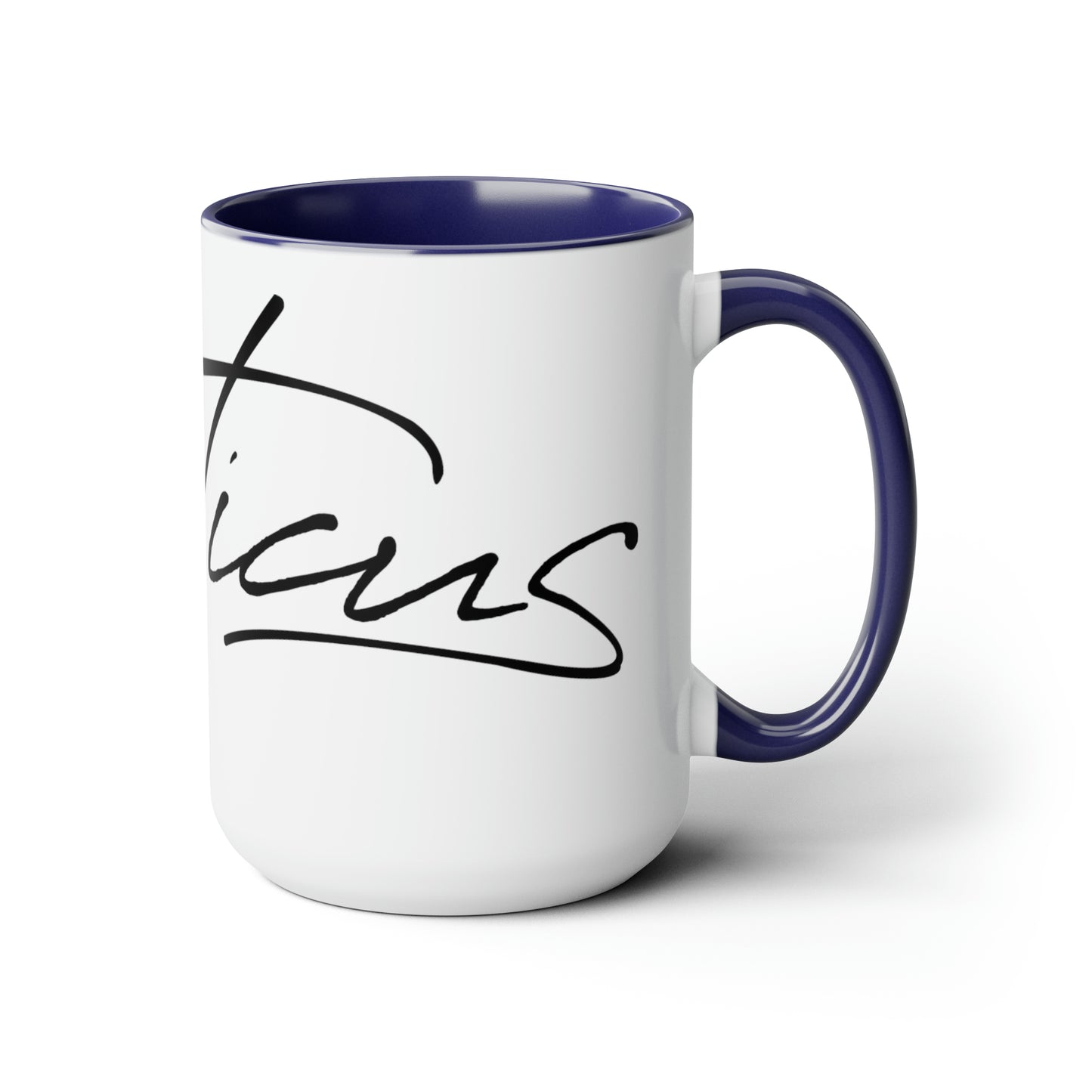 Two-Tone Coffee Mugs, 15oz