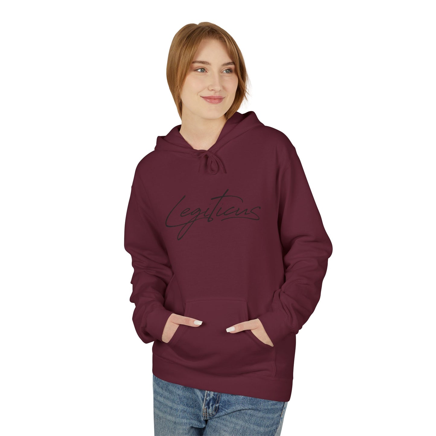 Classic Legiticus Logo Unisex Midweight Softstyle Fleece Hoodie