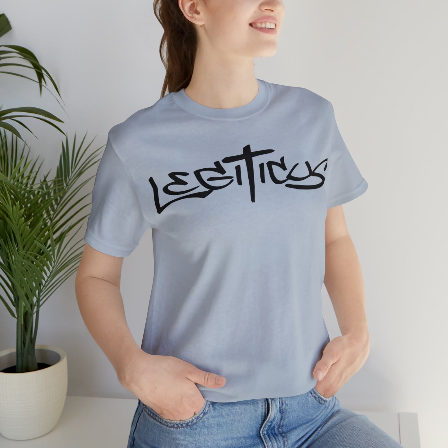 Legiticus graffiti logo Unisex Jersey Short Sleeve Tee