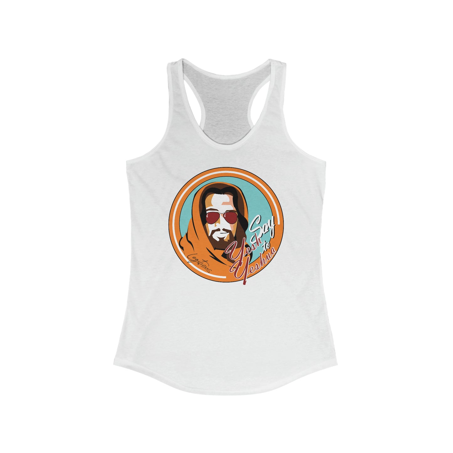 Say Yesh to Yeshua  Racerback Tank