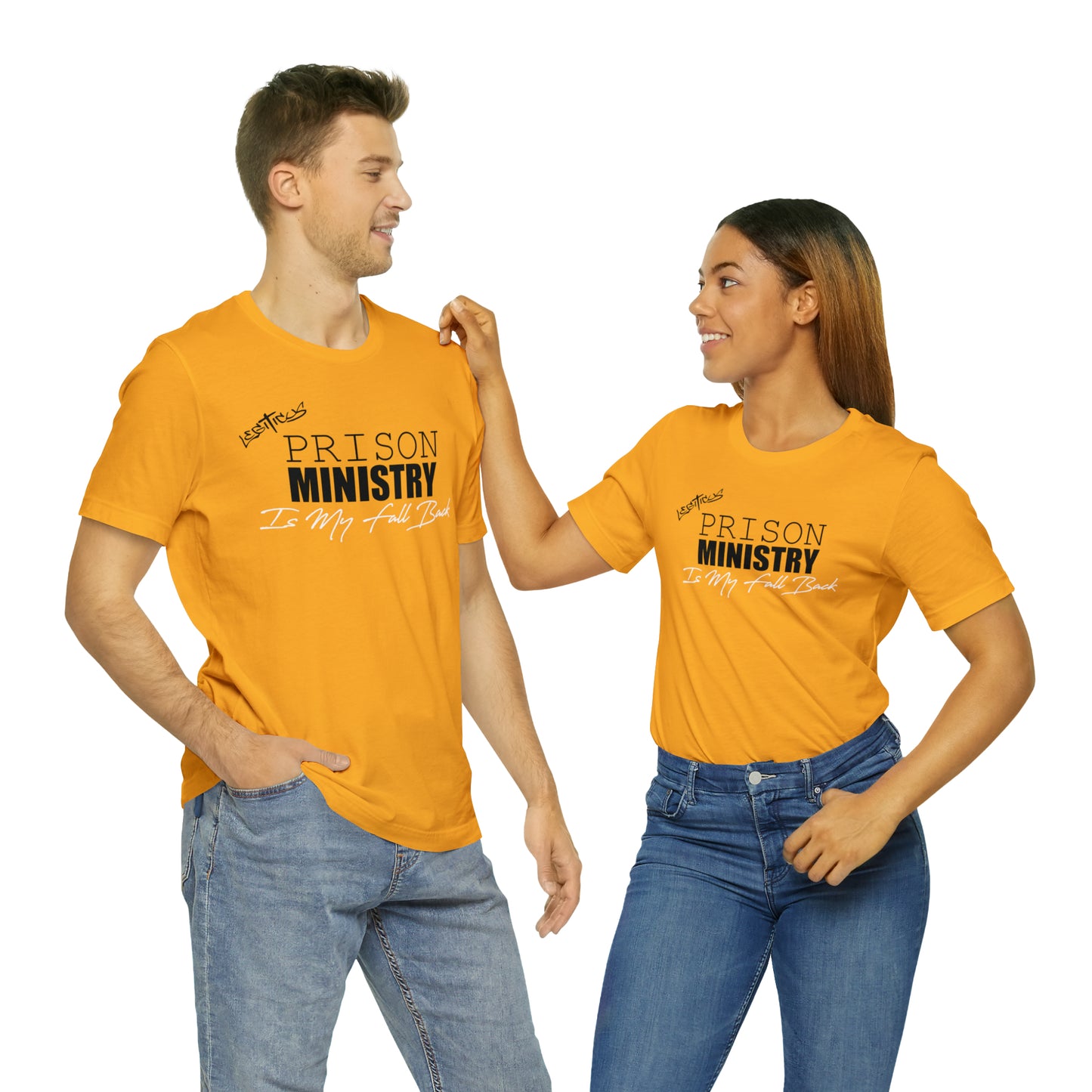 Prison ministry is my fall back- Jersey Short Sleeve Tee