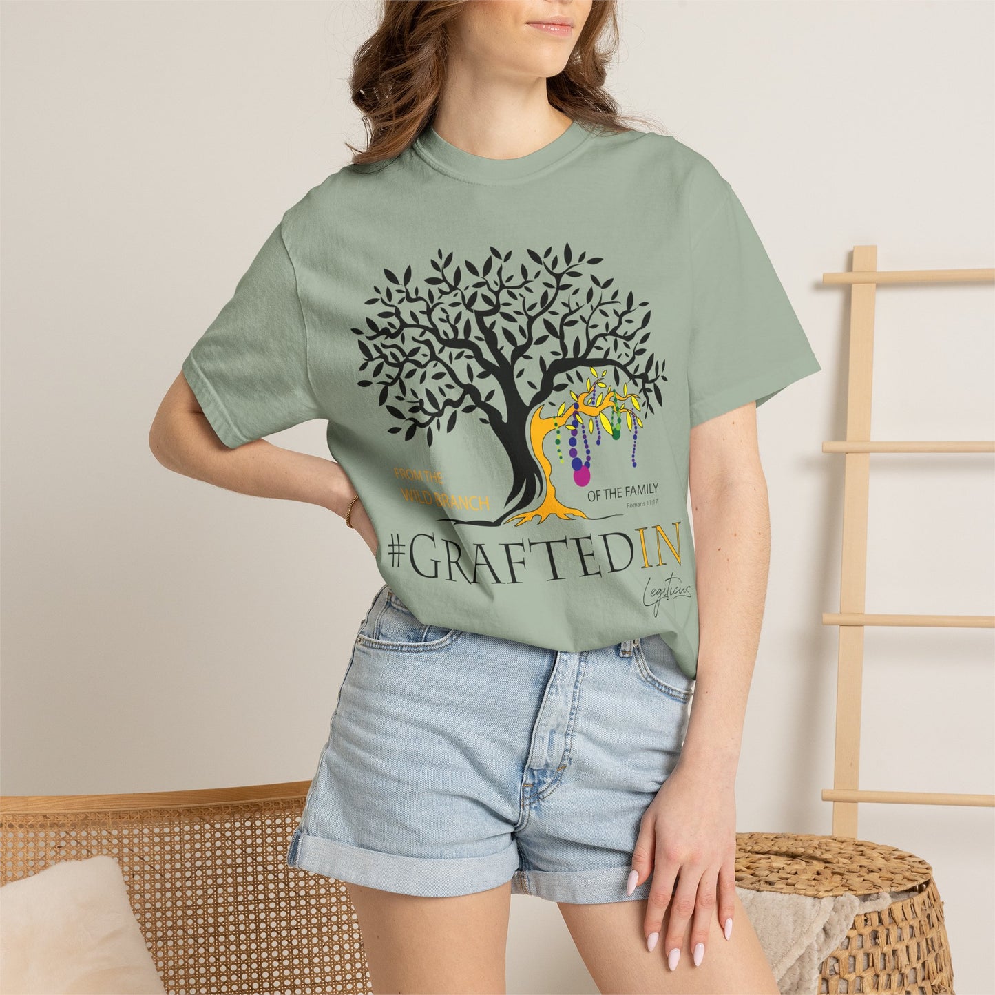 #GraftedIn Unisex Garment-Dyed T-shirt