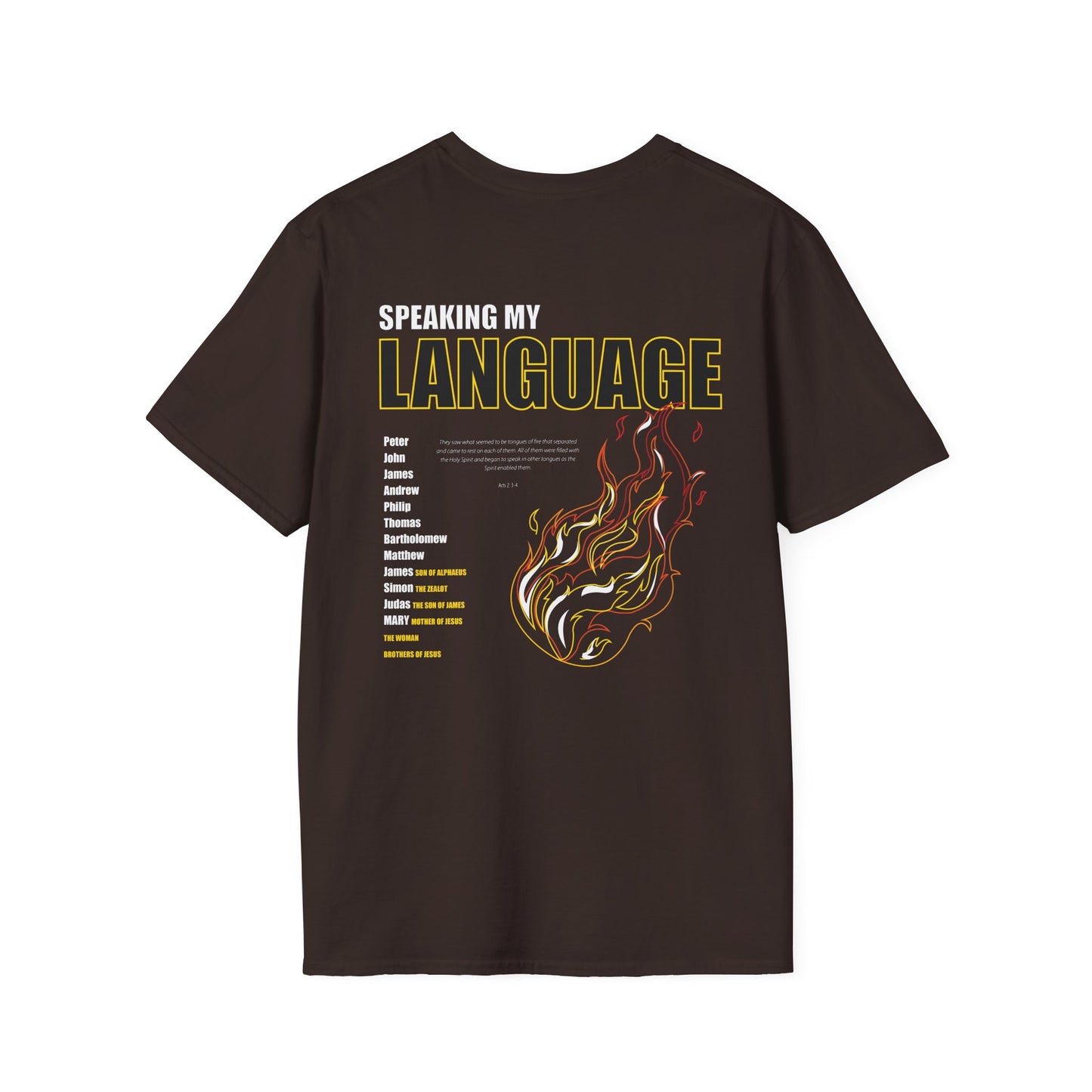 Tongues of Fire Tour Unisex Softstyle T-Shirt