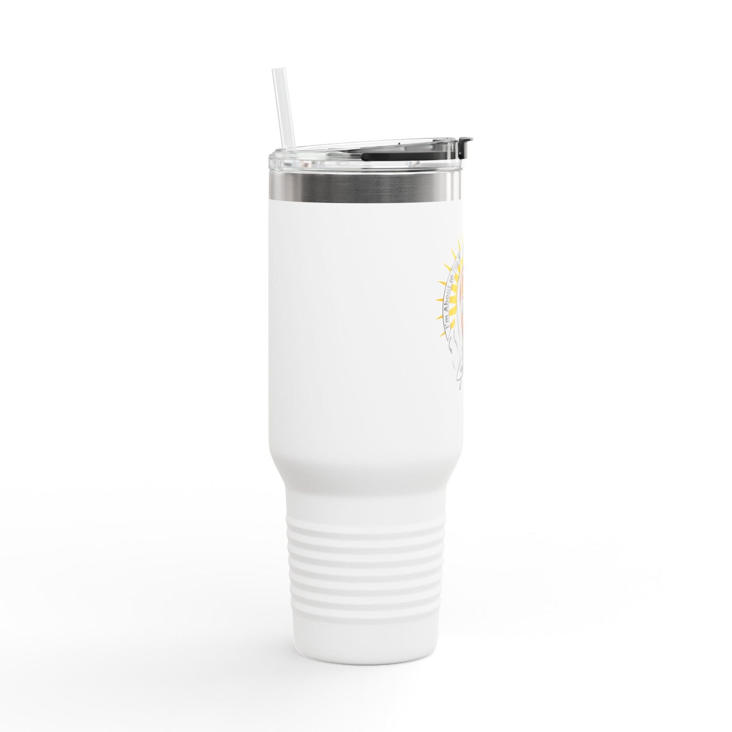 Flippin Tables Insulated Travel Mug, 40oz