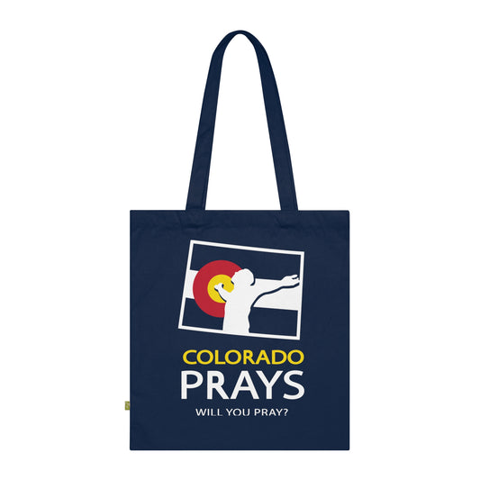 Colorado Prays Organic Cotton Tote Bag