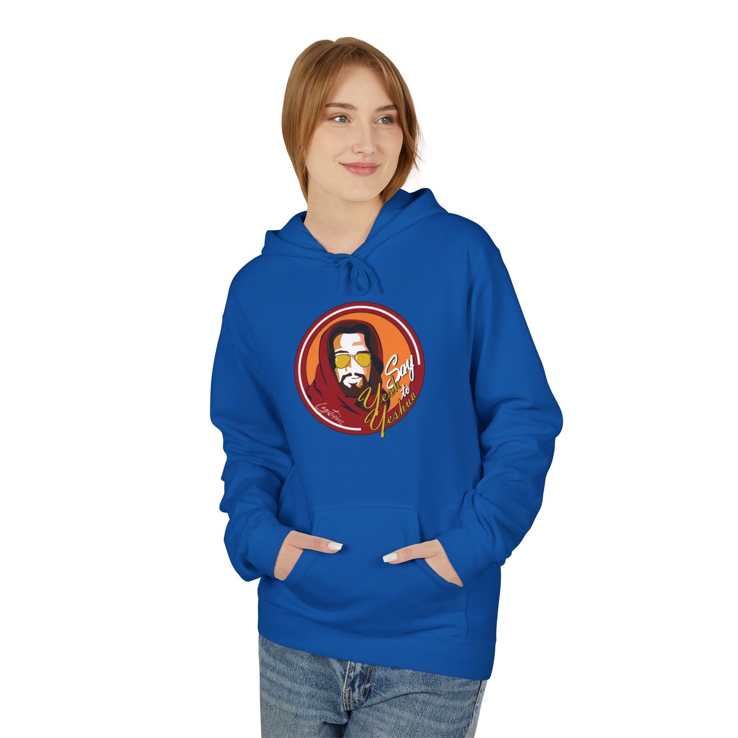 Say Yesh to Yeshua Unisex Midweight Softstyle Fleece Hoodie