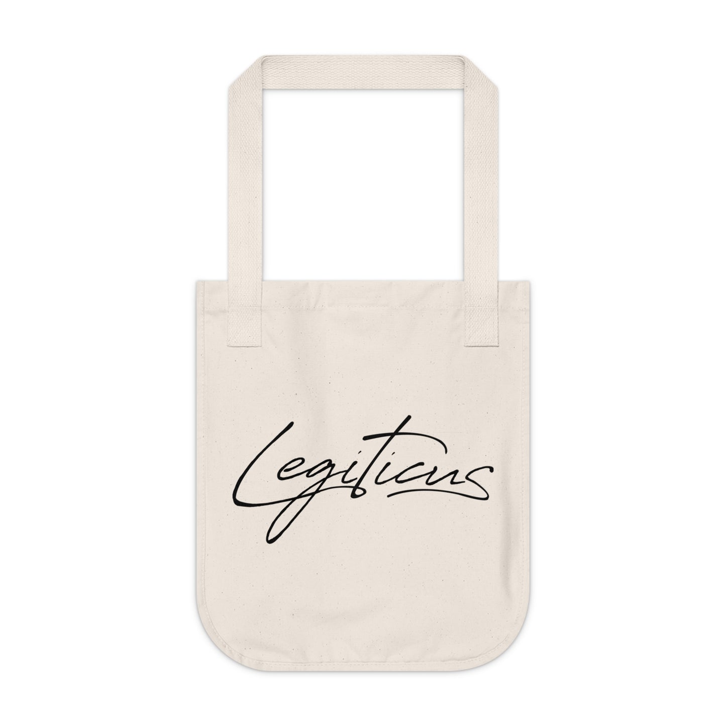 Classy Logo Organic Canvas Tote Bag