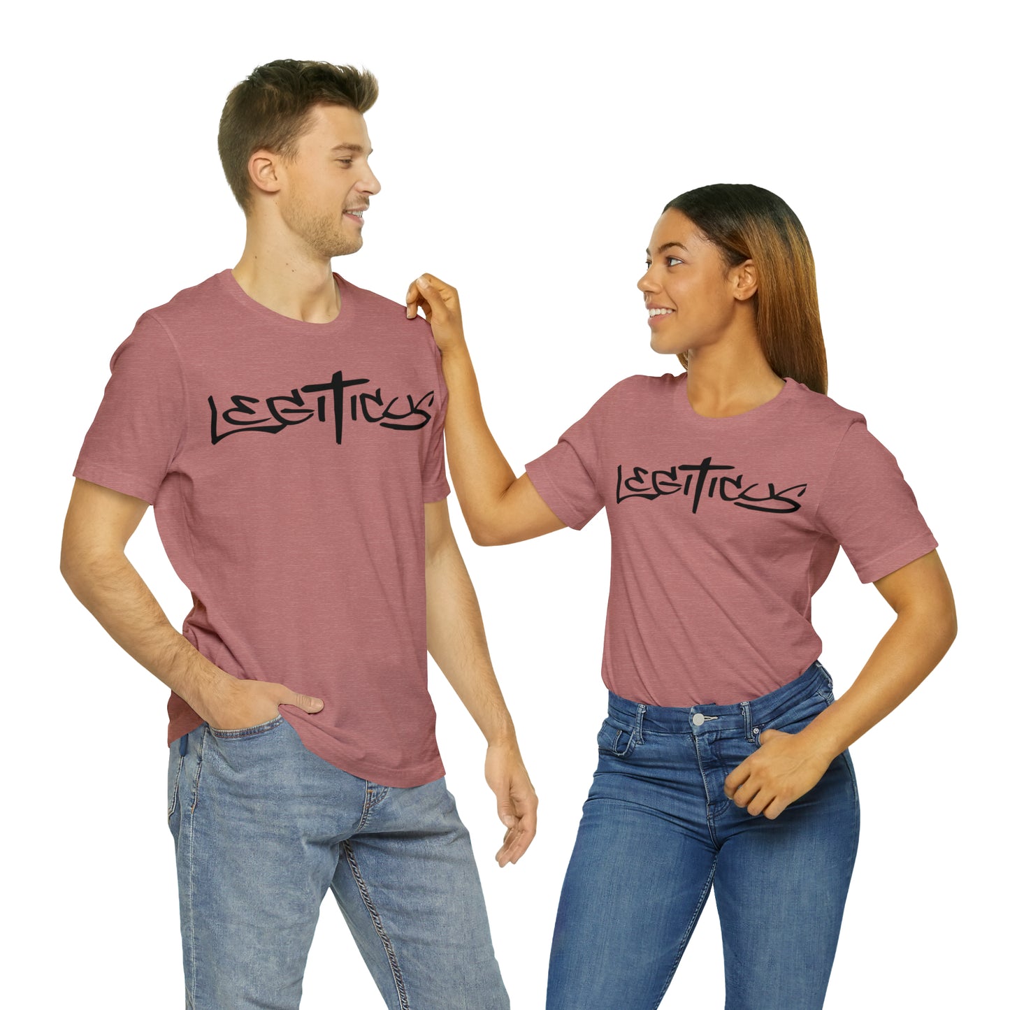 Legiticus graffiti logo Unisex Jersey Short Sleeve Tee